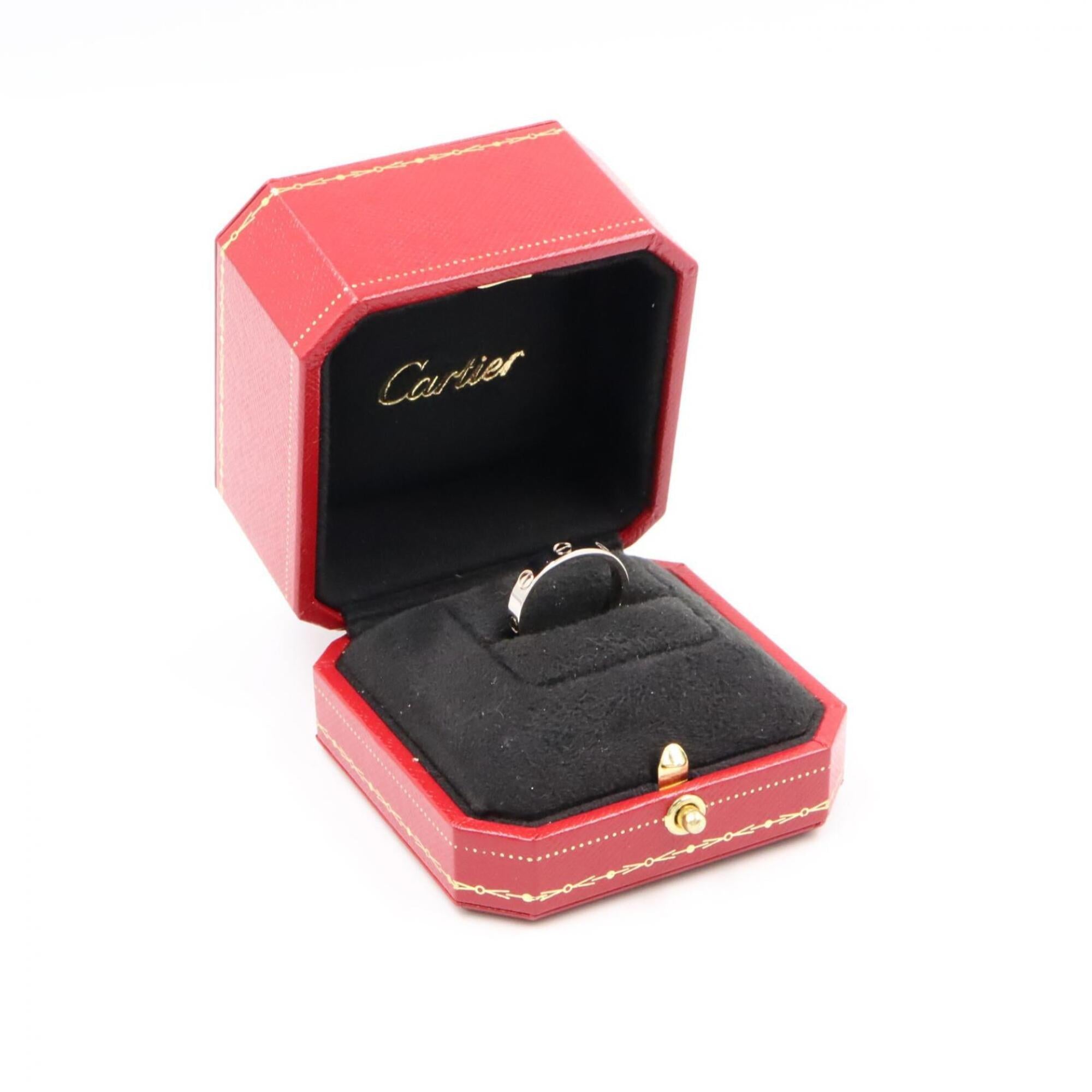 Cartier Silver White Gold (18K) Band Ring (Pre-Owned)