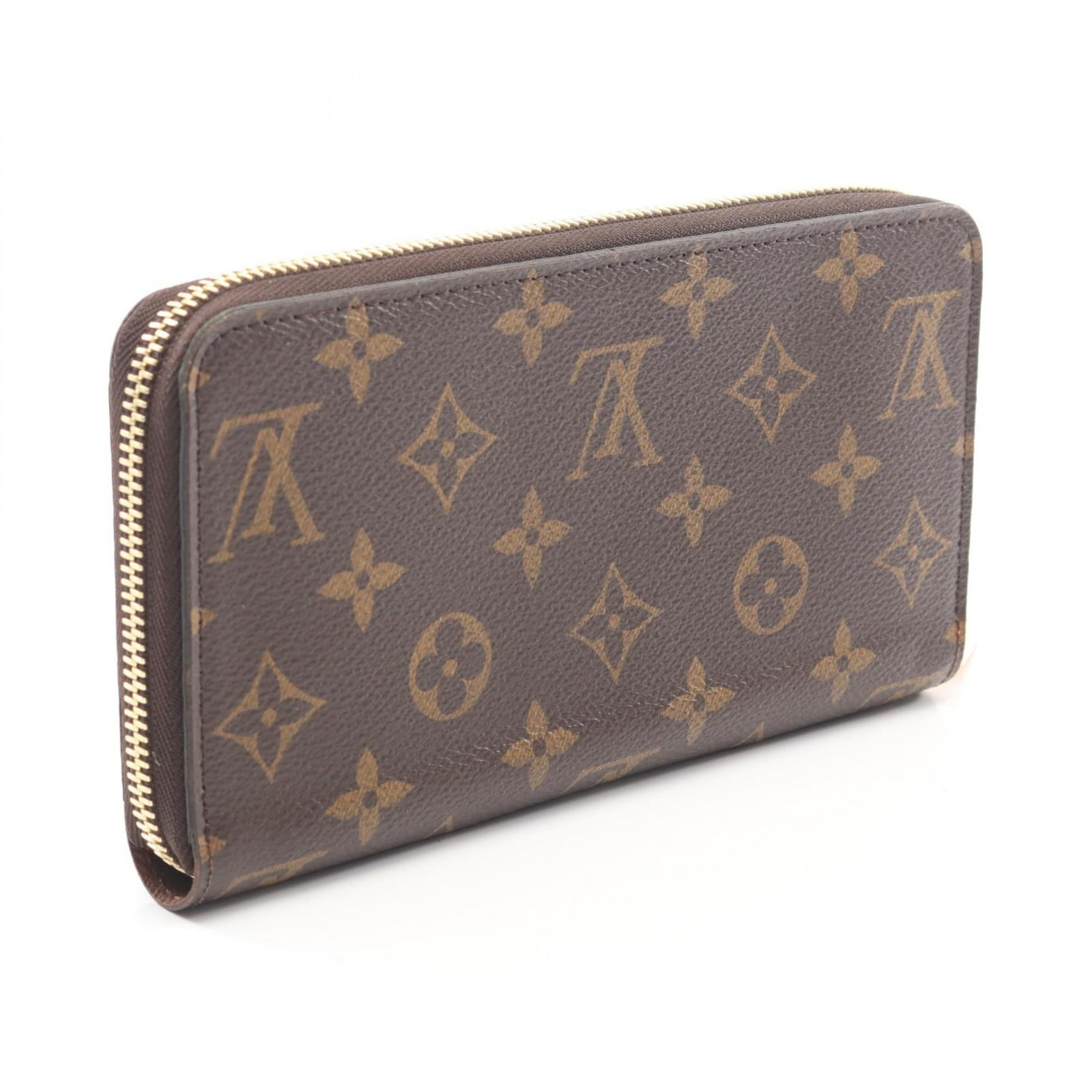 Louis Vuitton Brown Monogram Coated Canvas Long Wallet (Bi-Fold) (Pre-Owned)