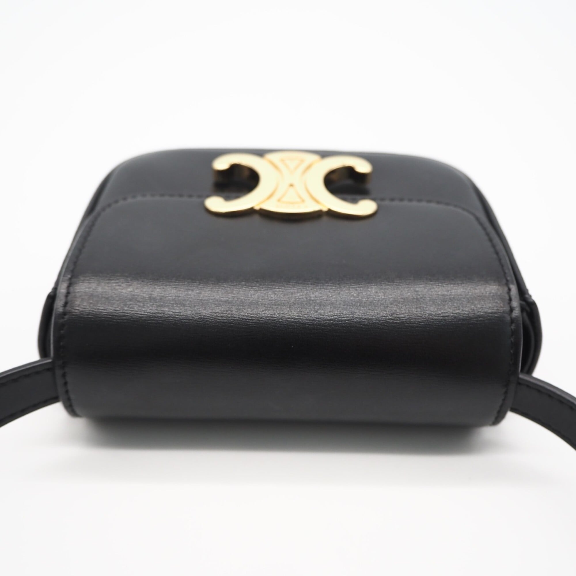Celine Black Leather Shoulder Bag (Pre-Owned)