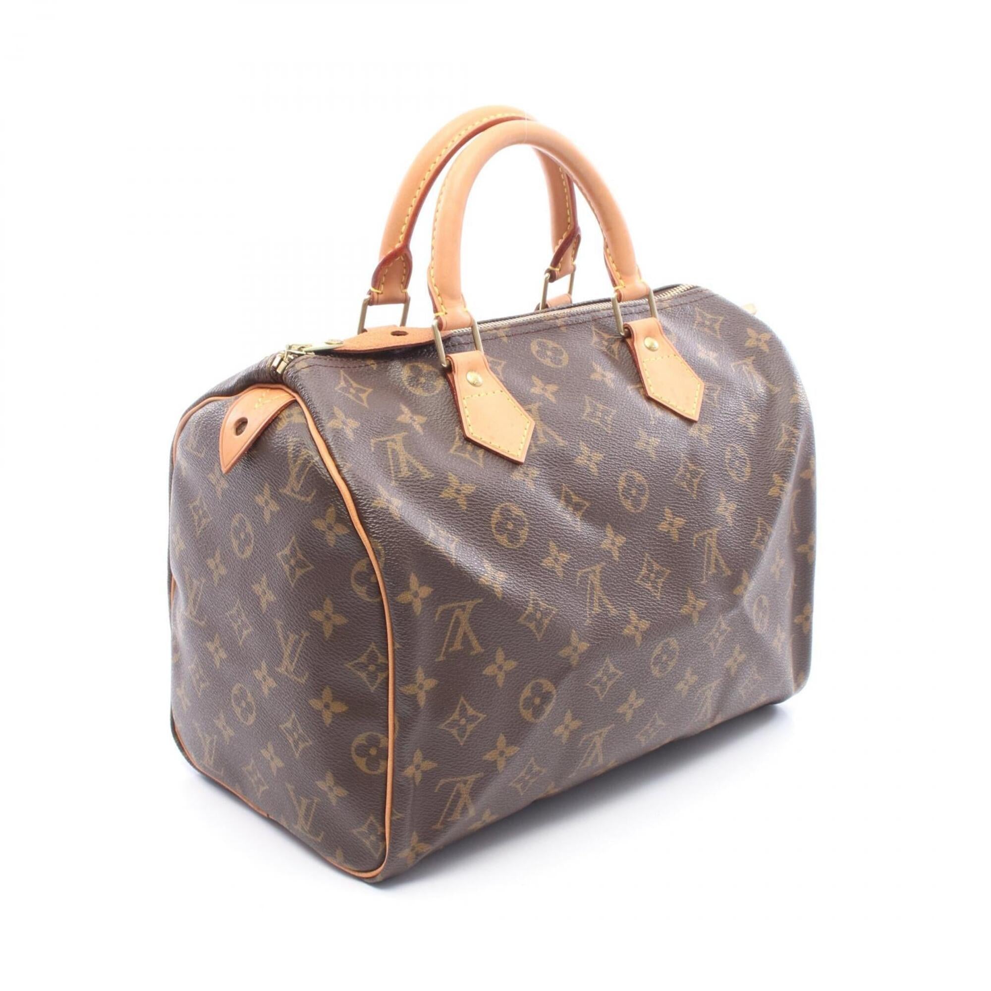 Louis Vuitton Brown Pvc Coated Canvas Leather Handbag (Pre-Owned)