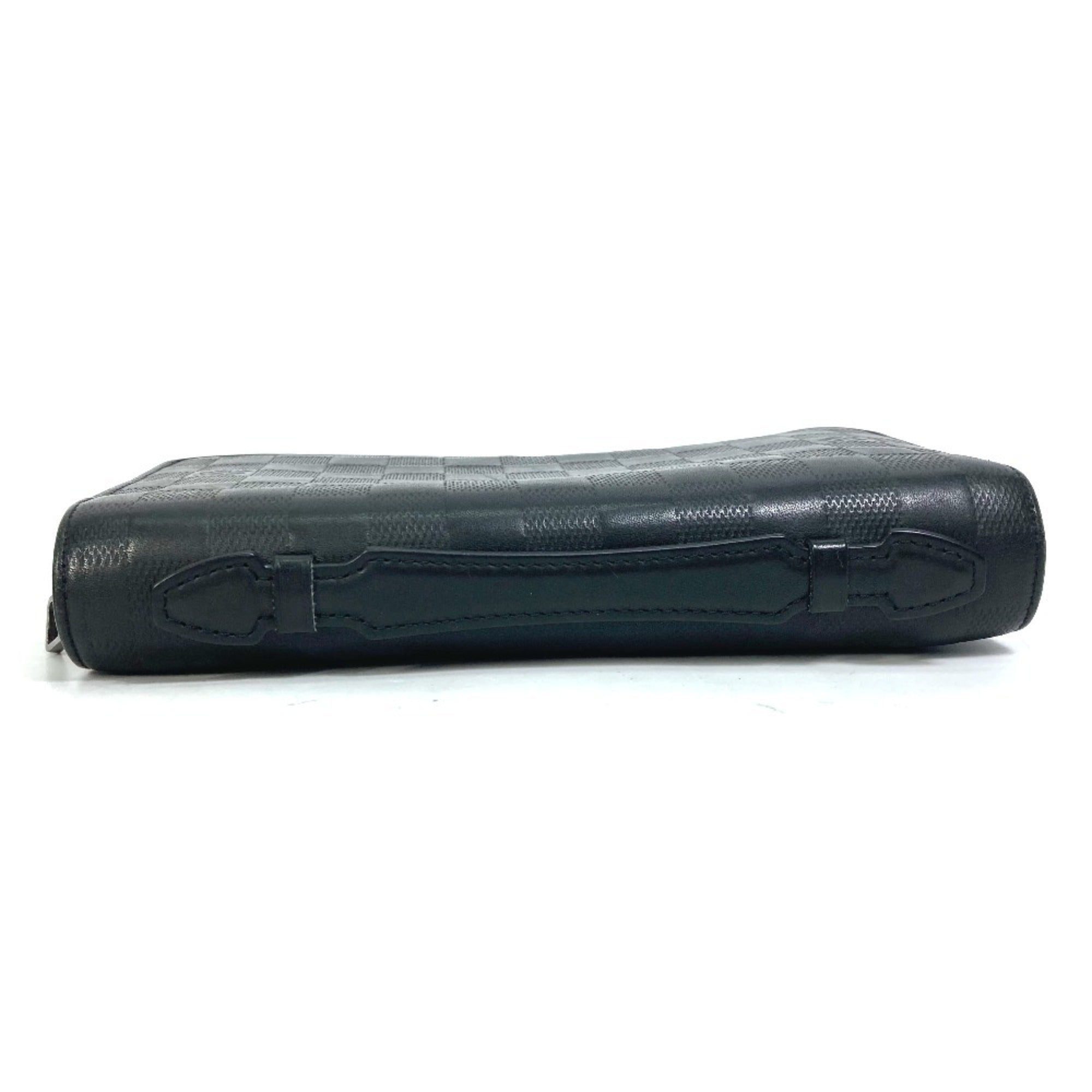 Louis Vuitton Black Noir Damier Infini Leather Coin Purse/Coin Case (Pre-Owned)