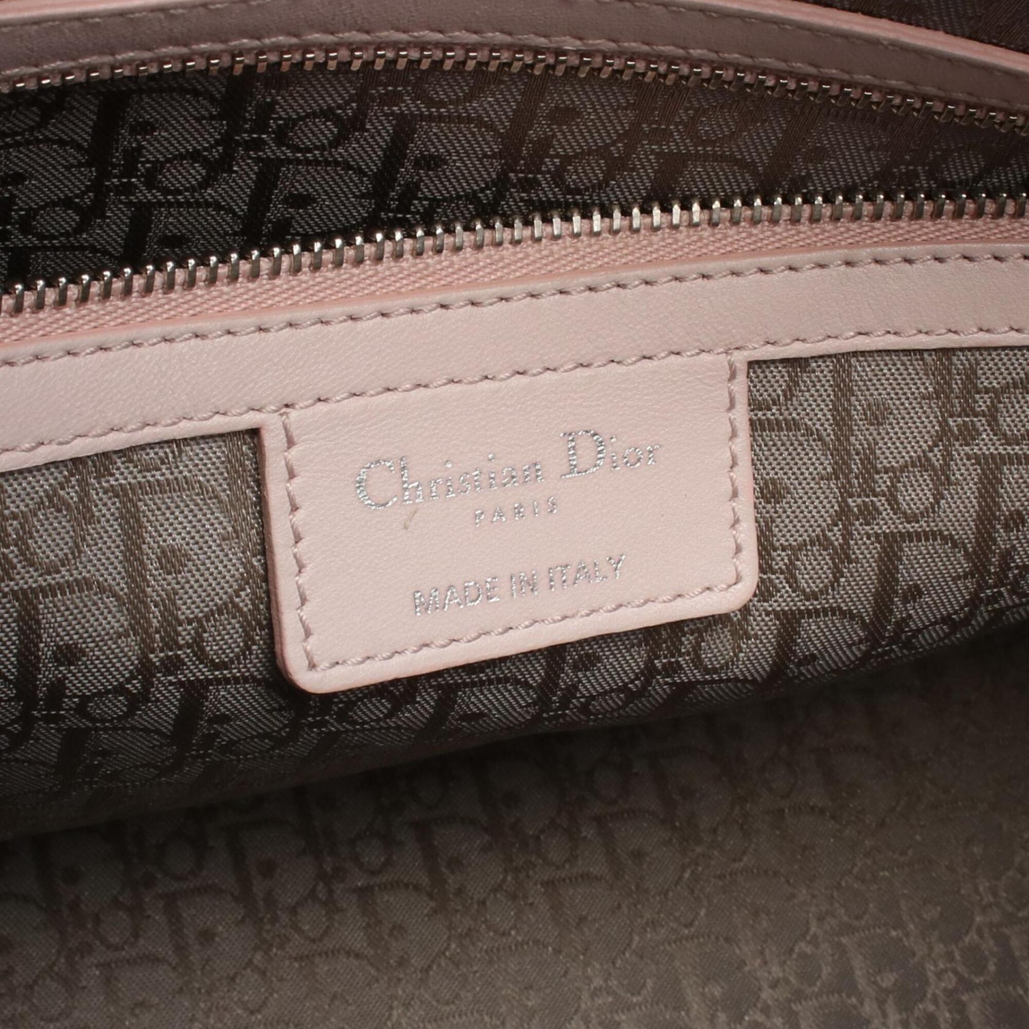 Christian Dior Pink Leather Handbag (Pre-Owned)