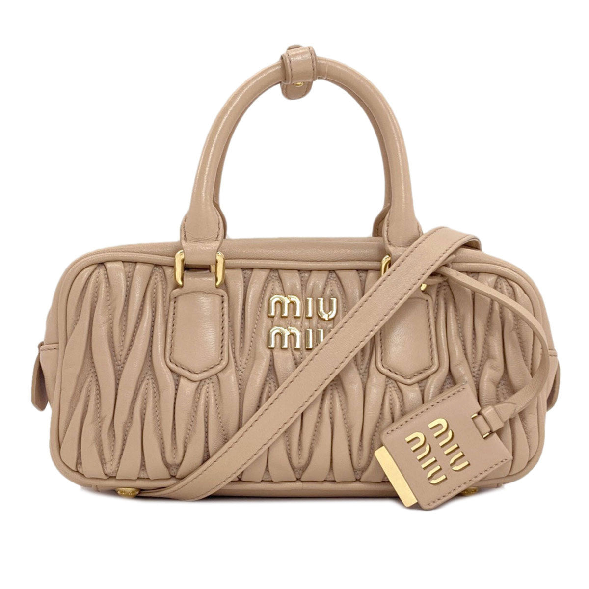 Miu Miu Brown Leather Handbag (Pre-Owned)