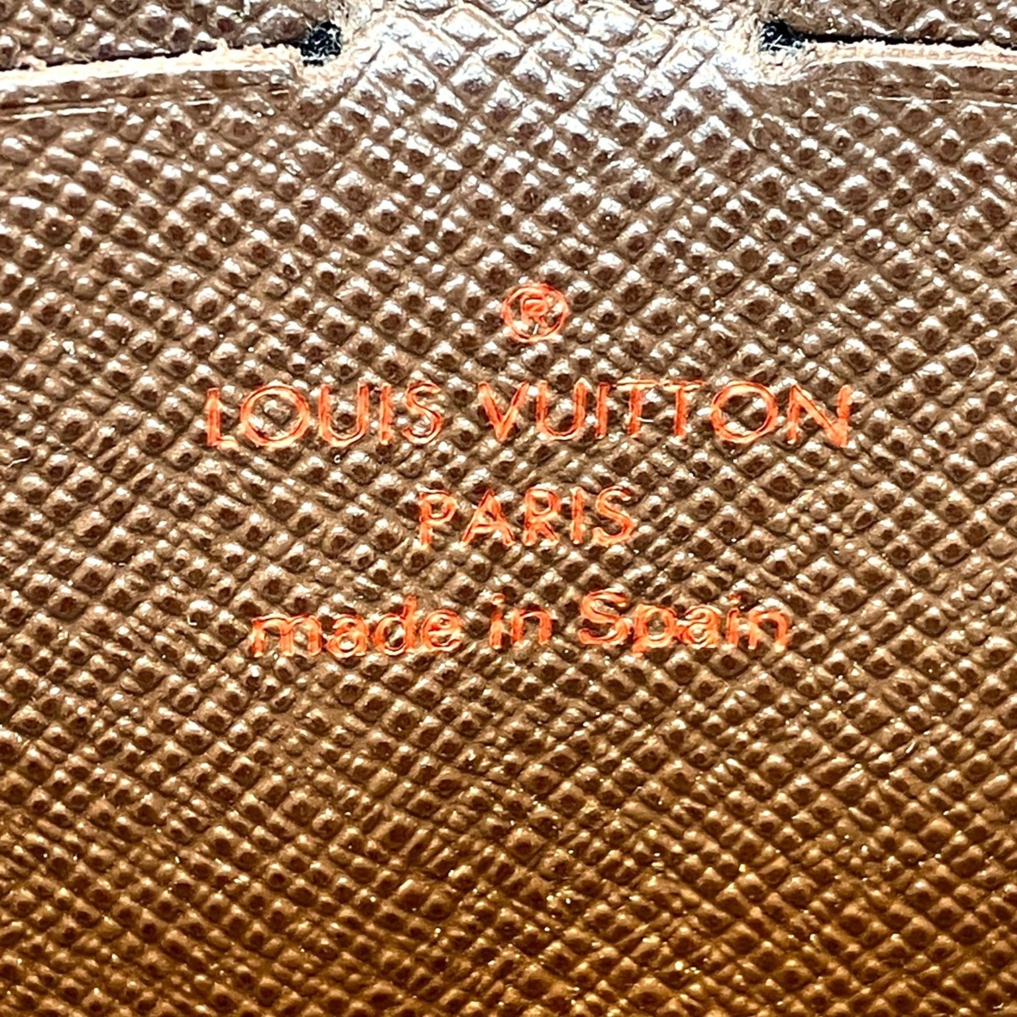 Louis Vuitton Brown Galle Damier Canvas Long Wallet (Bi-Fold) (Pre-Owned)