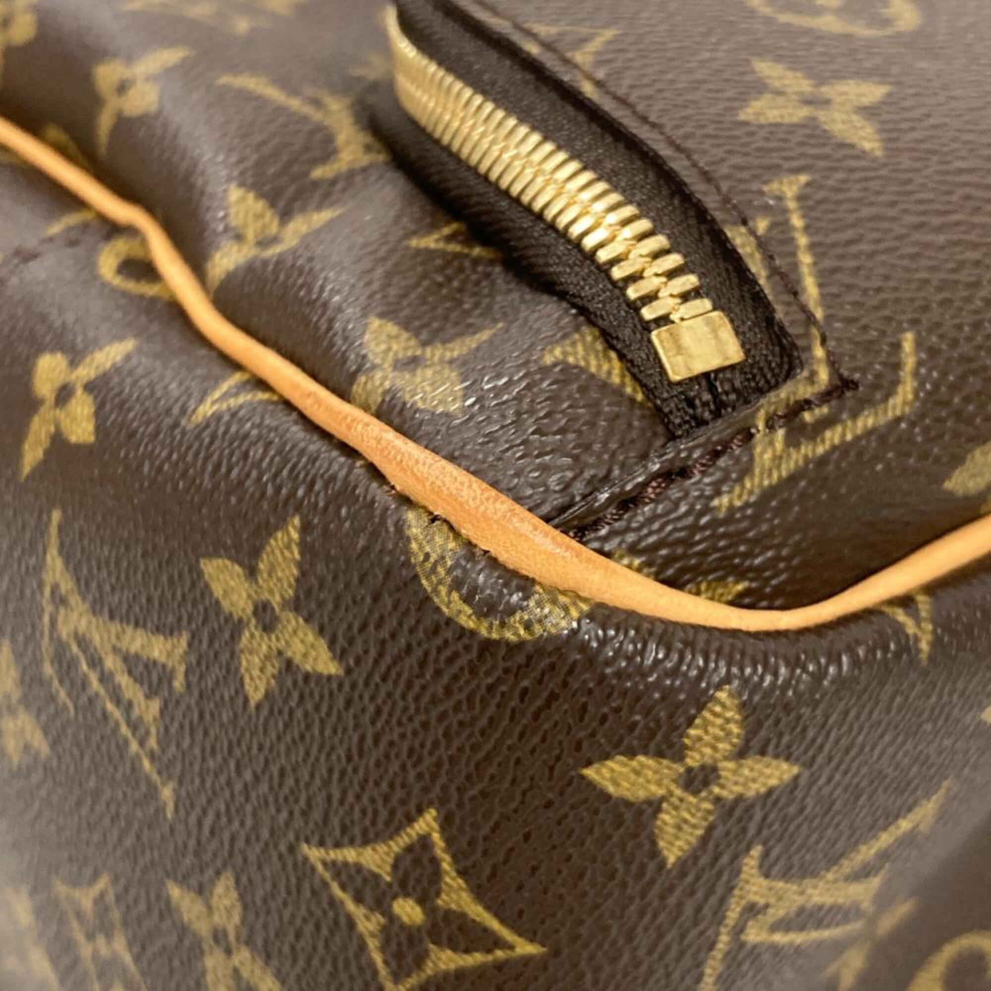 Louis Vuitton Brown Monogram Canvas Boston Bag (Pre-Owned)
