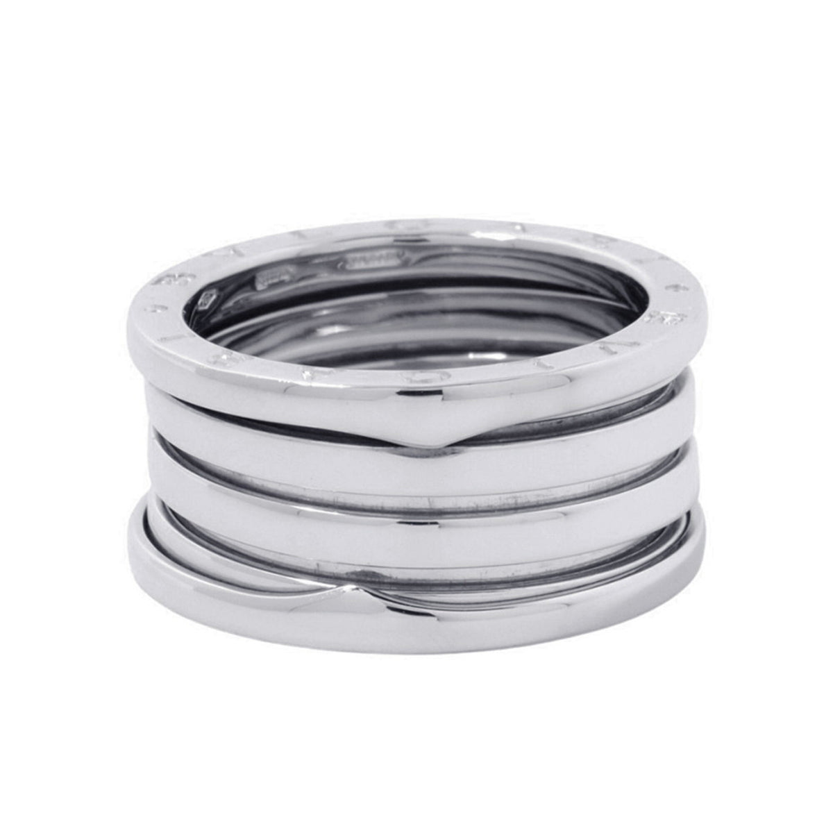 Bvlgari White Gold (18K) Band Ring (Pre-Owned)