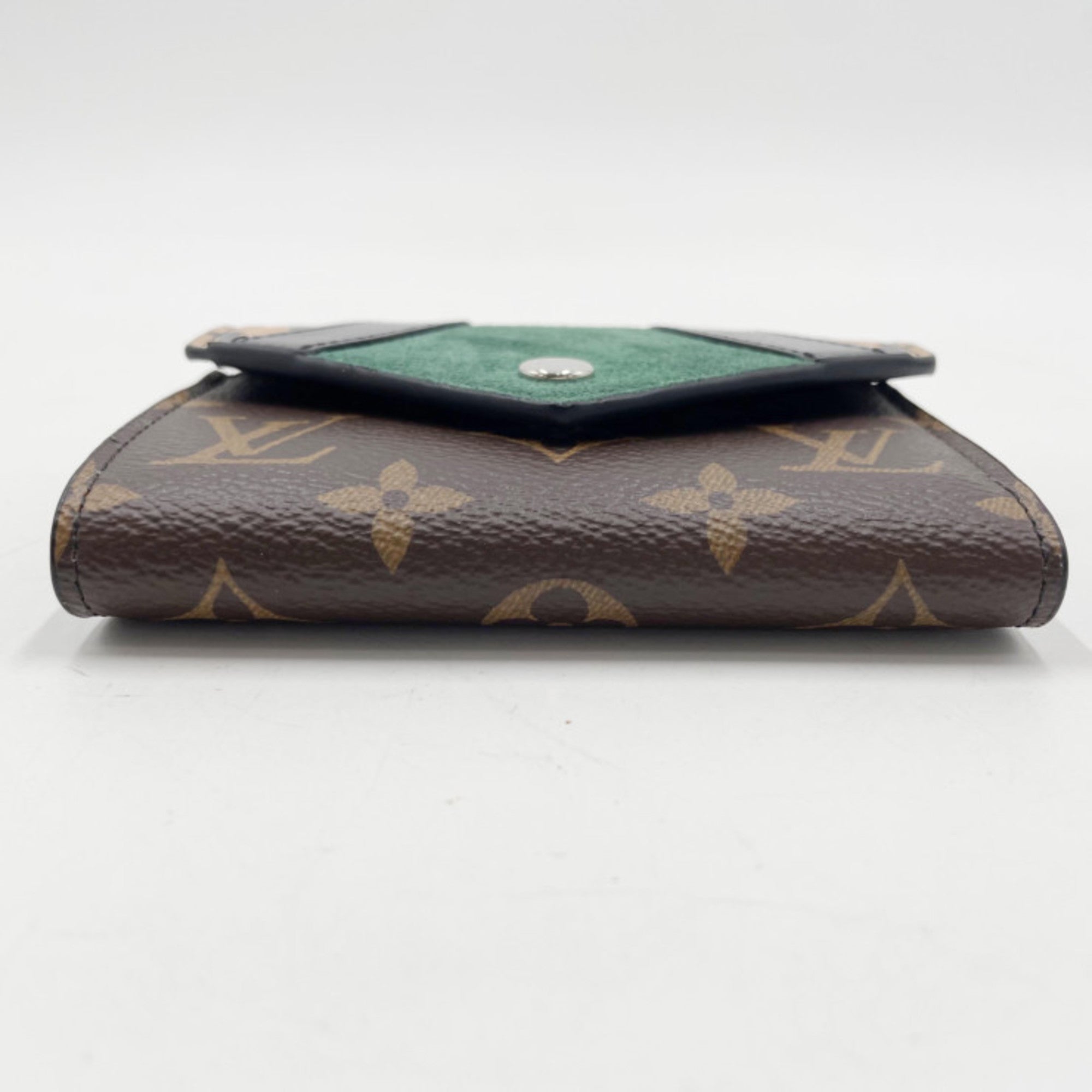Louis Vuitton Brown Pvc Cuir Ombre Leather Wallet (Tri-Fold) (Pre-Owned)