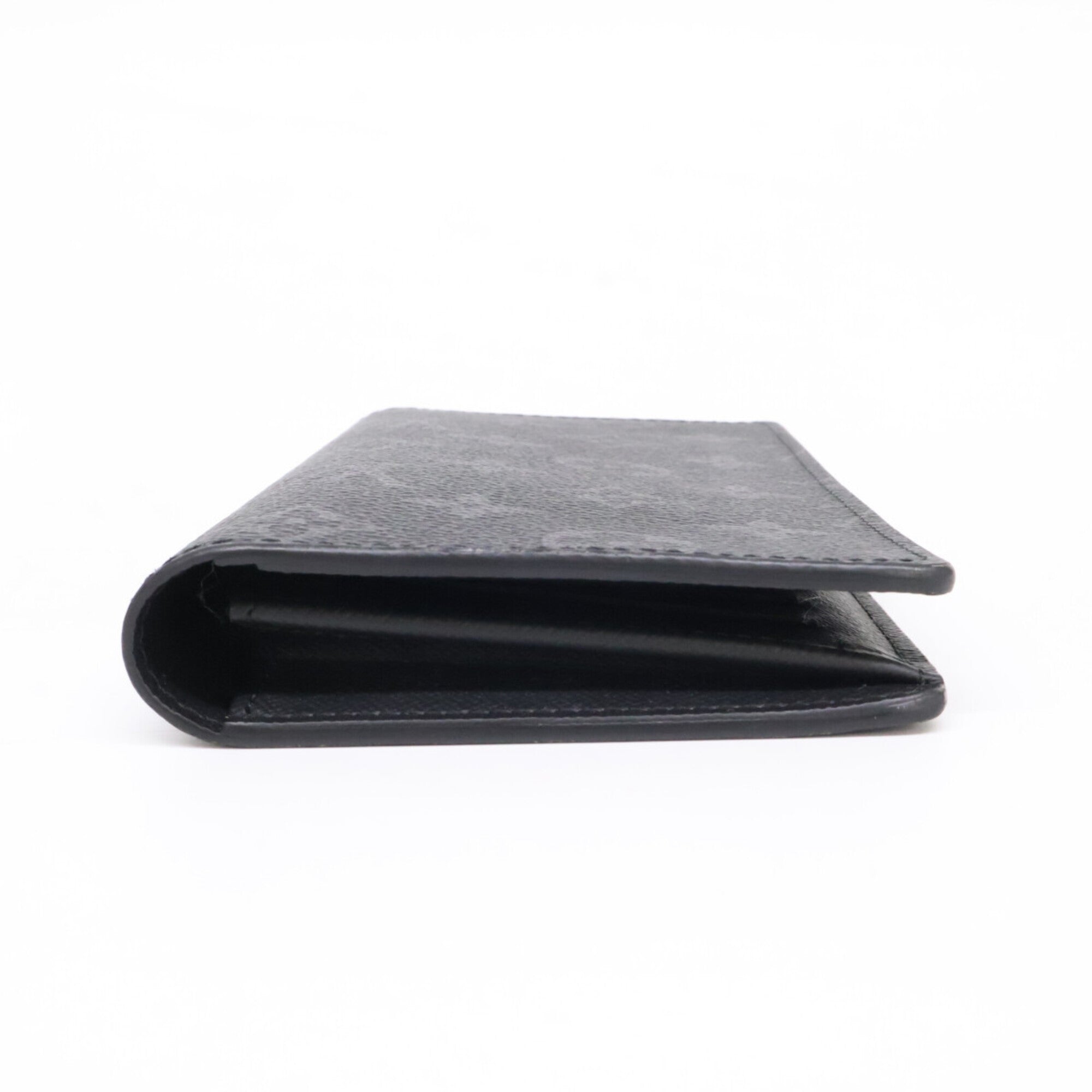 Louis Vuitton Monogram Eclipse Monogram Eclipse Long Wallet (Bi-Fold) (Pre-Owned)