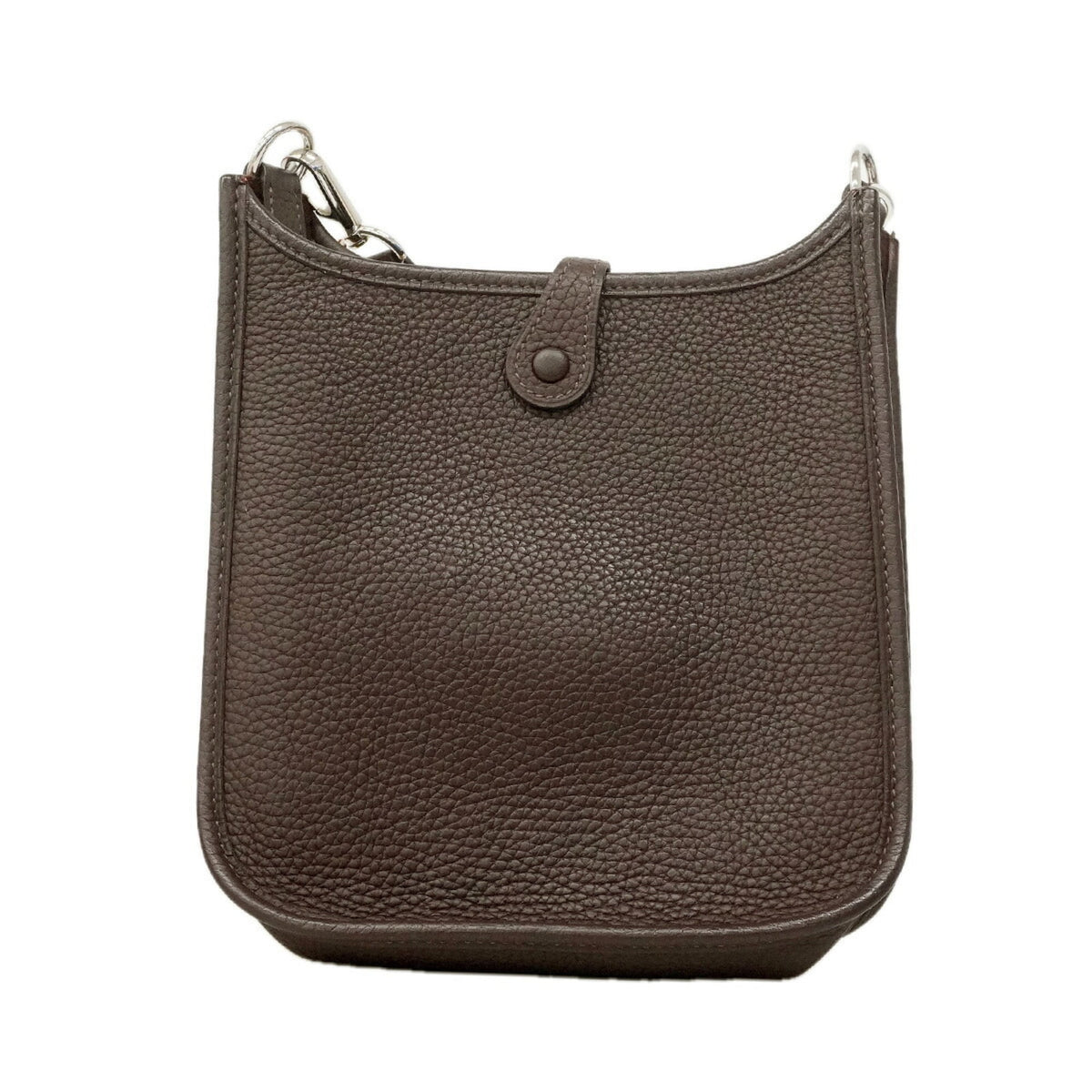 Hermes Brown Taurillon Clemence Leather Shoulder Bag (Pre-Owned)