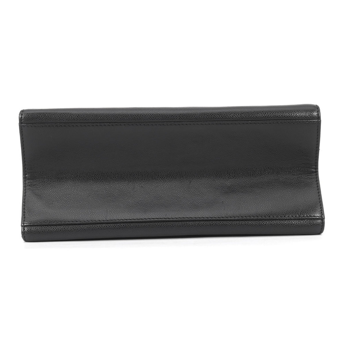 Chanel Black Grained Calfskin Handbag Shoulder Bag (Pre-Owned)