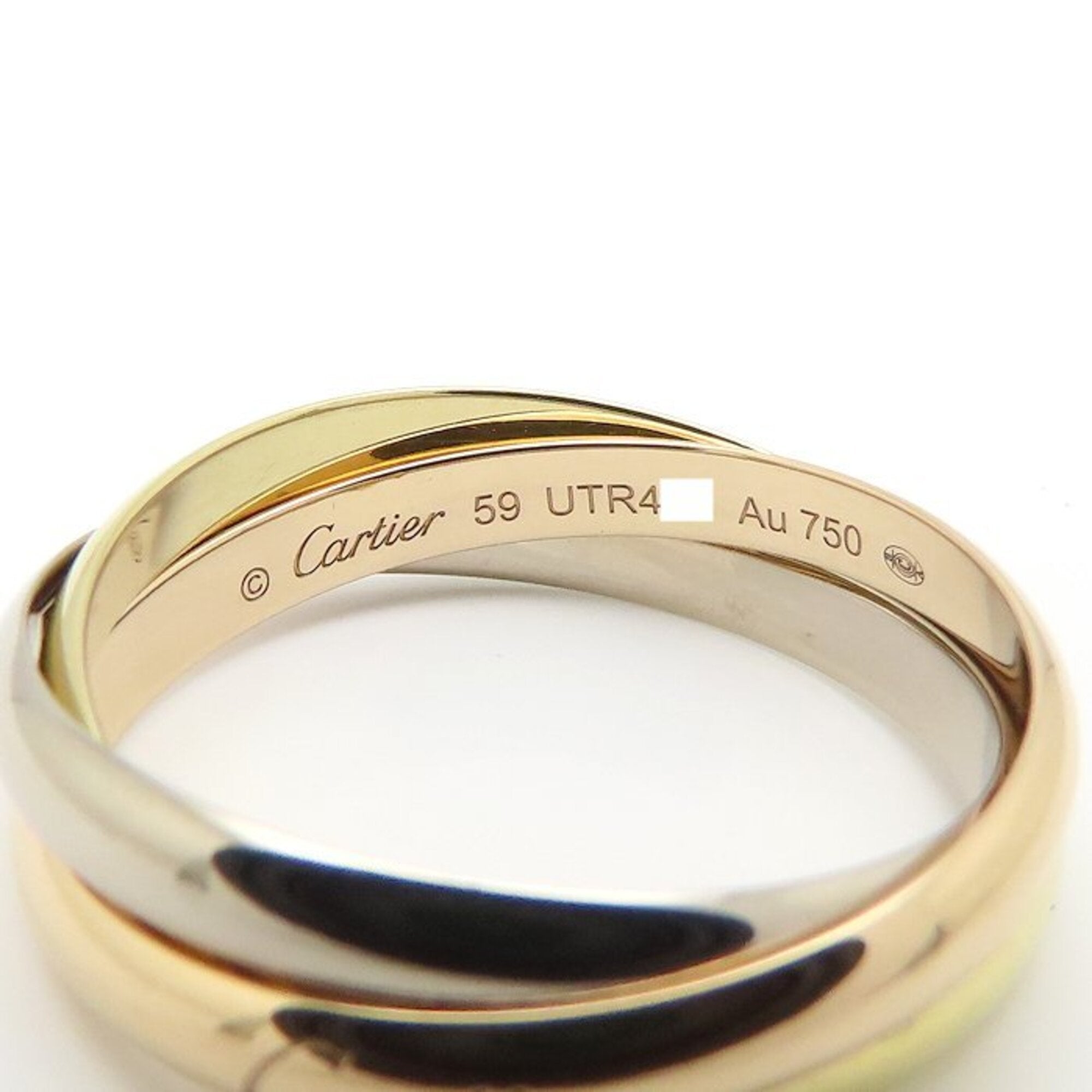 Cartier Trinity Yellow Gold (18K) Pink Gold (18K) White Gold (18K) Band Ring (Pre-Owned)