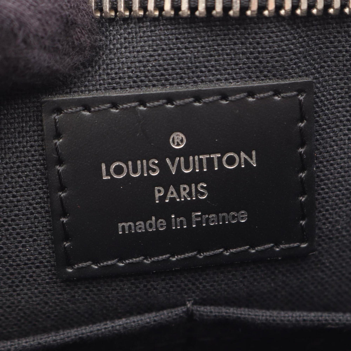 Louis Vuitton Black Coated Canvas Pvc Damier Graphite Leather Handbag Shoulder Bag (Pre-Owned)