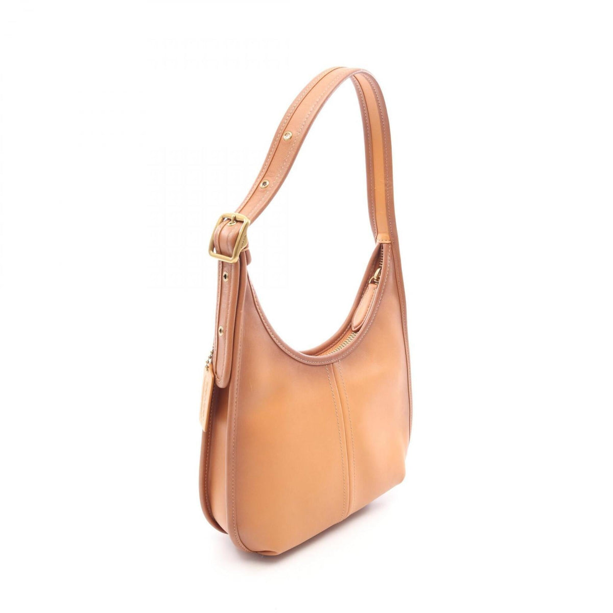 Coach Brown Leather Handbag Shoulder Bag (Pre-Owned)