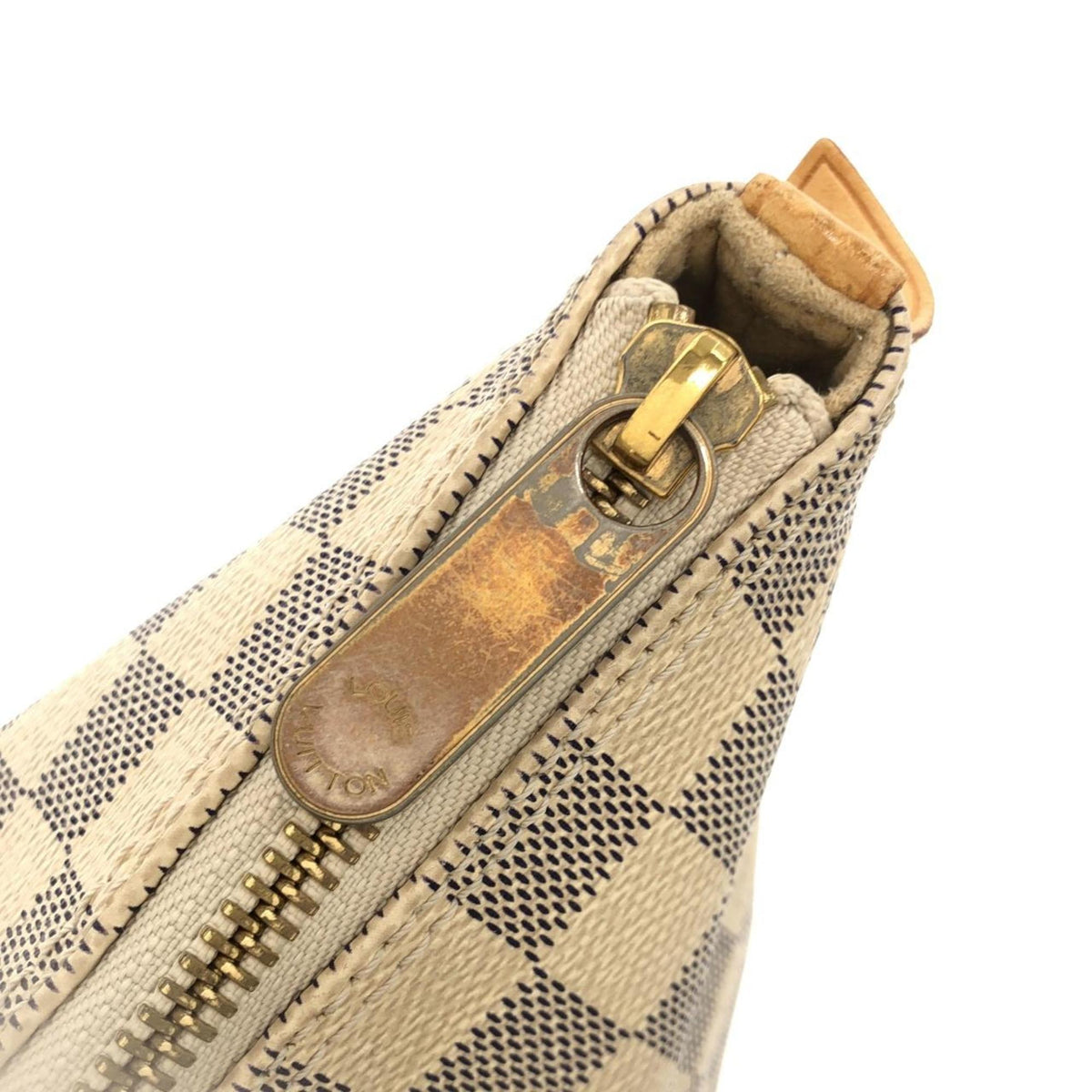 Louis Vuitton Azur Coated Canvas Handbag (Pre-Owned)