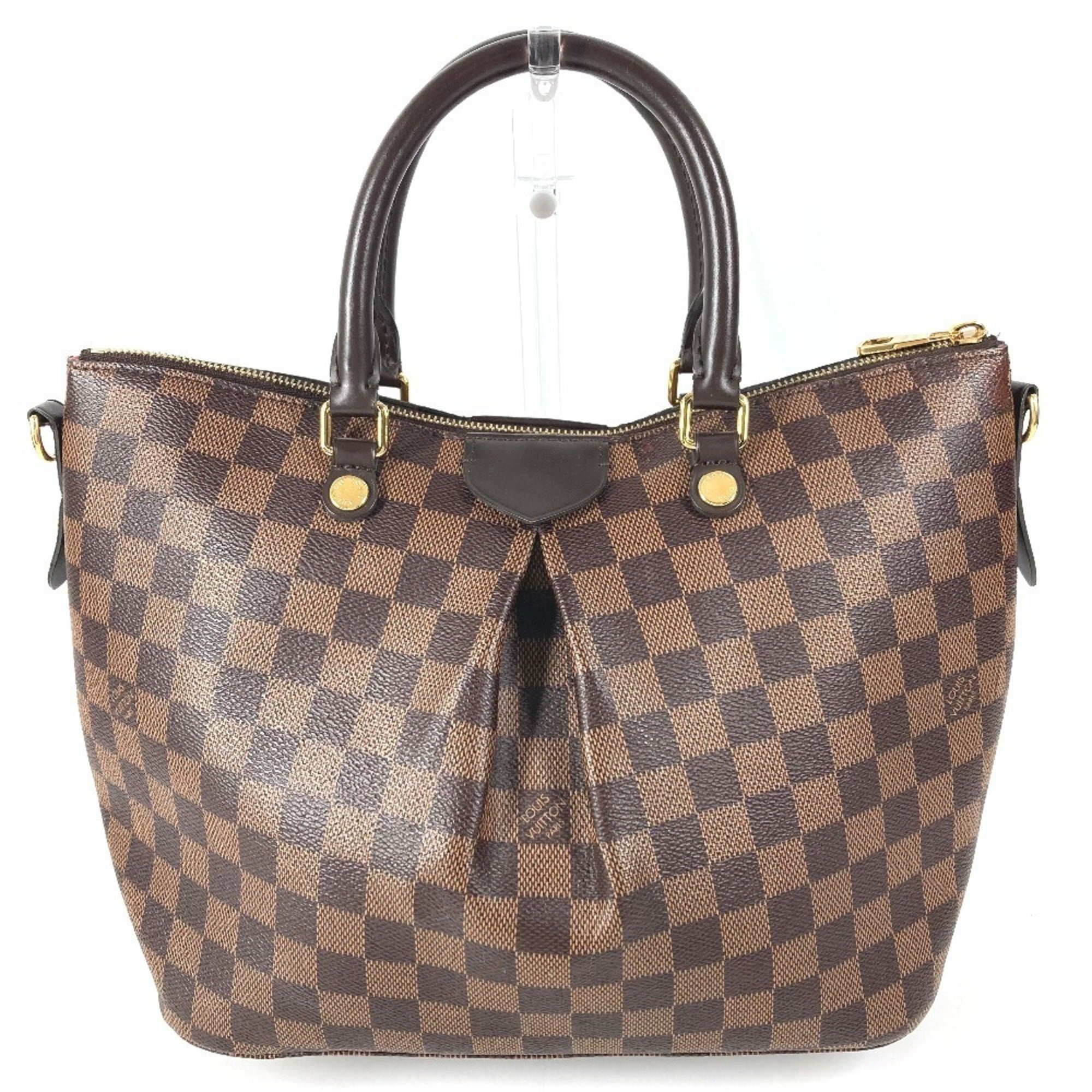 Louis Vuitton Brown Damier Canvas Handbag Tote Bag (Pre-Owned)