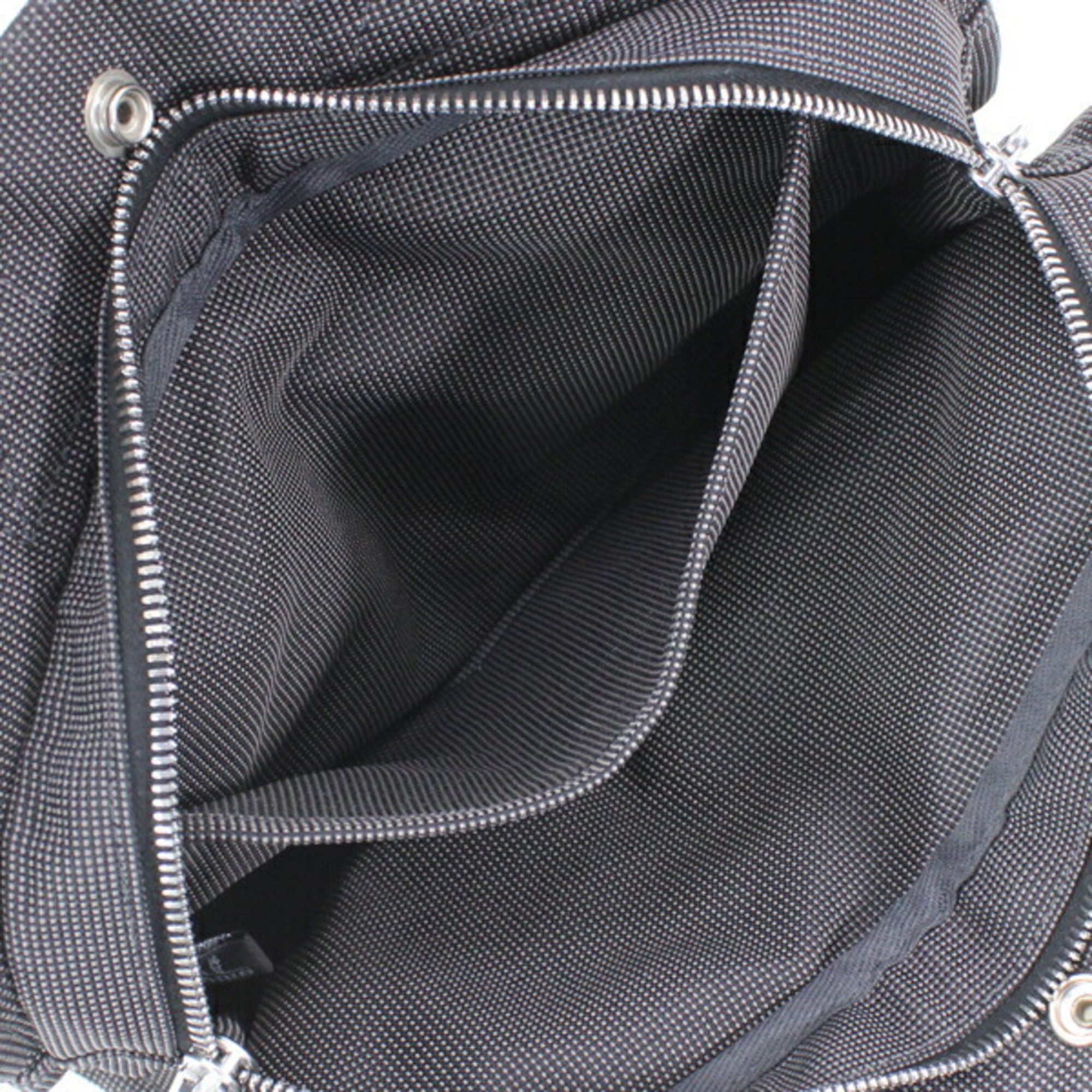 Hermes Her Line Gray Canvas Handbag (Pre-Owned)