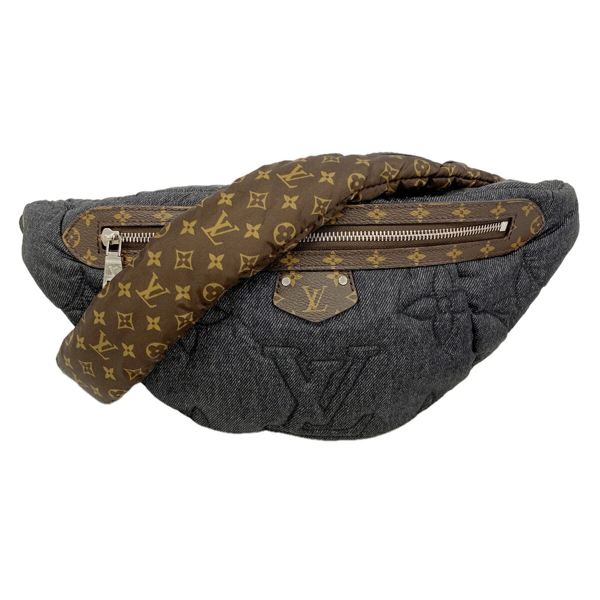 Louis Vuitton Brown Navy Sling Bag (Pre-Owned)