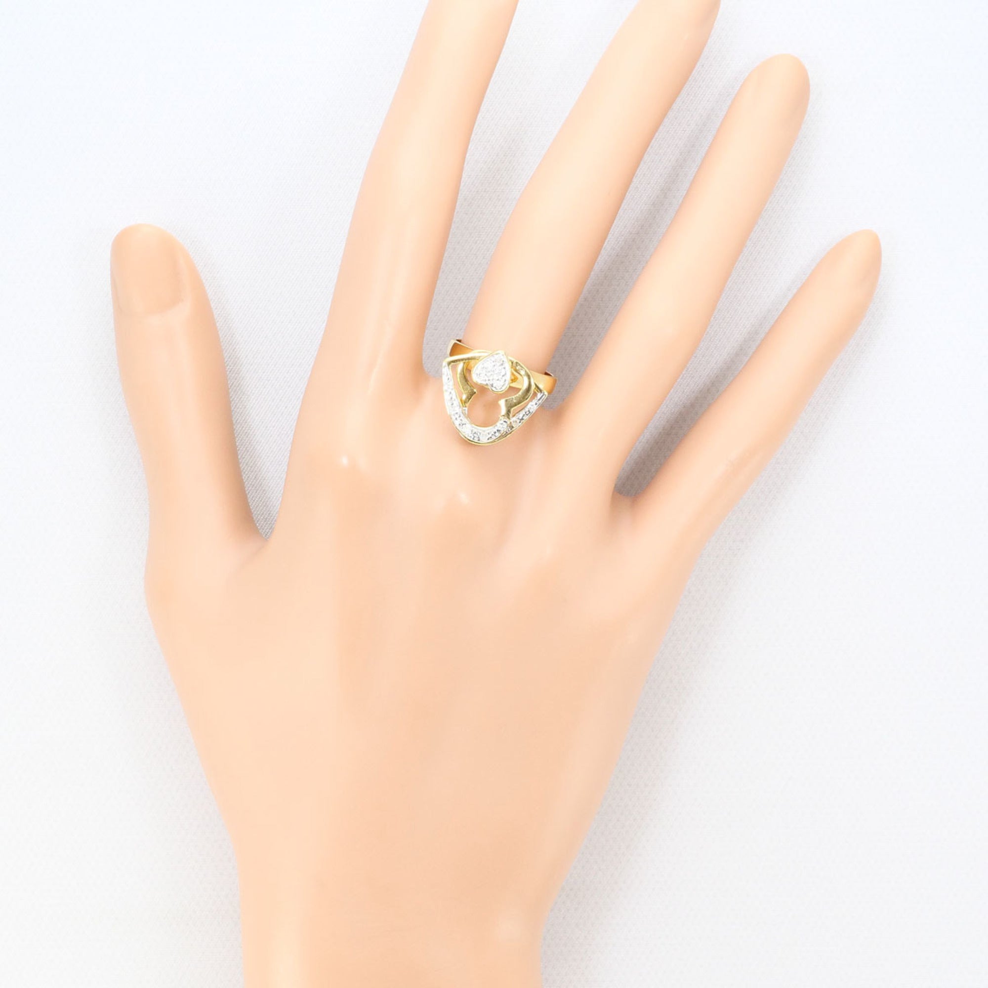Unbranded White Gold Yellow Gold Yellow Gold (18K) White Gold (18K) Band Ring (Pre-Owned)