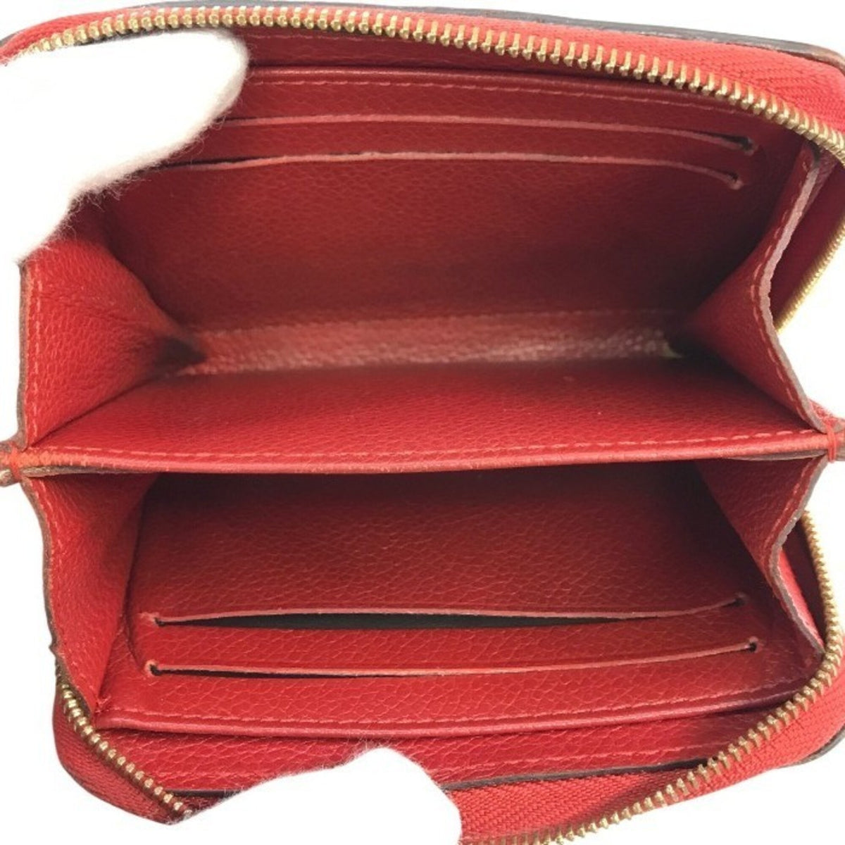 Louis Vuitton Monogram Empreinte Red Color Leather Coin Purse/Coin Case (Pre-Owned)