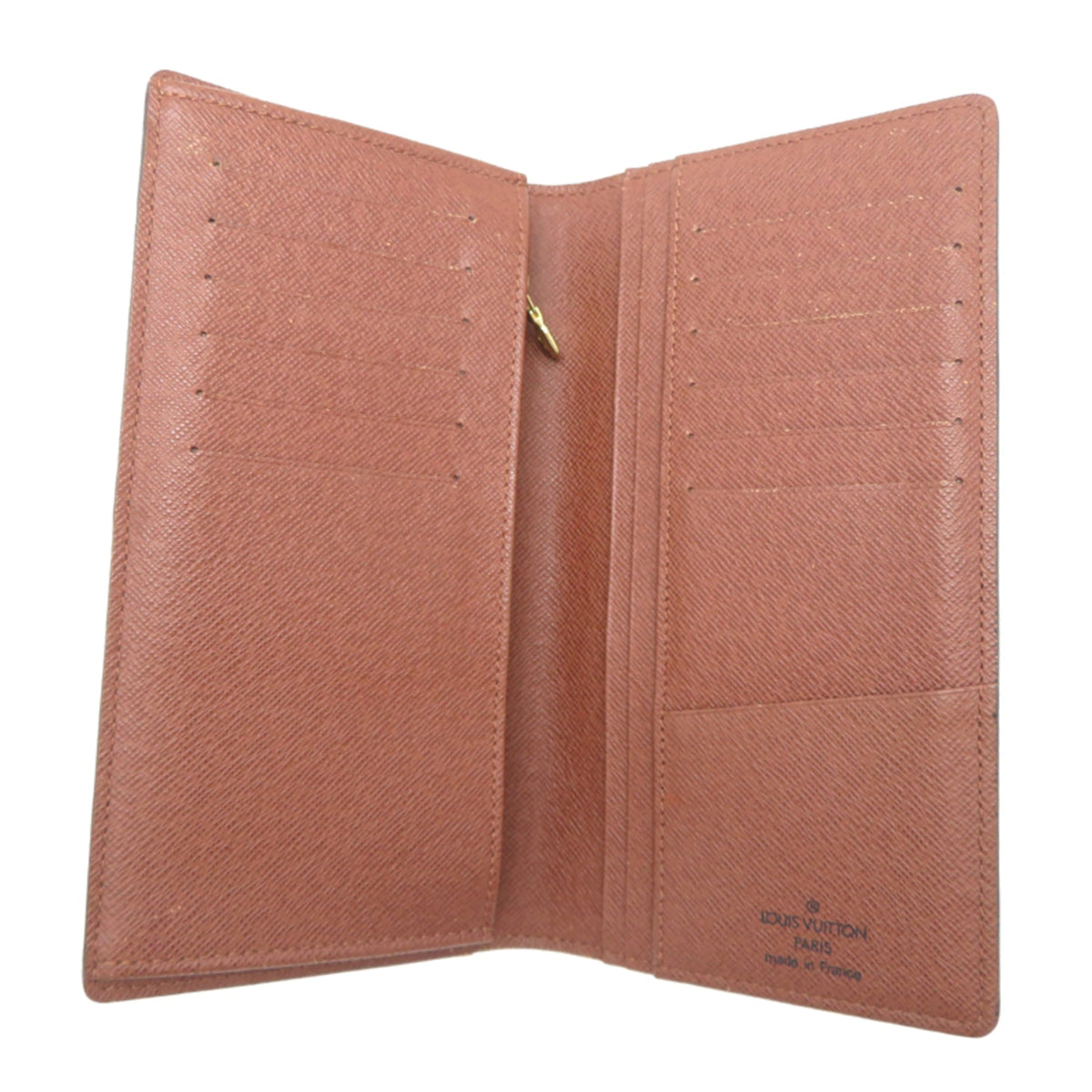 Louis Vuitton Brown Monogram Long Wallet (Bi-Fold) (Pre-Owned)