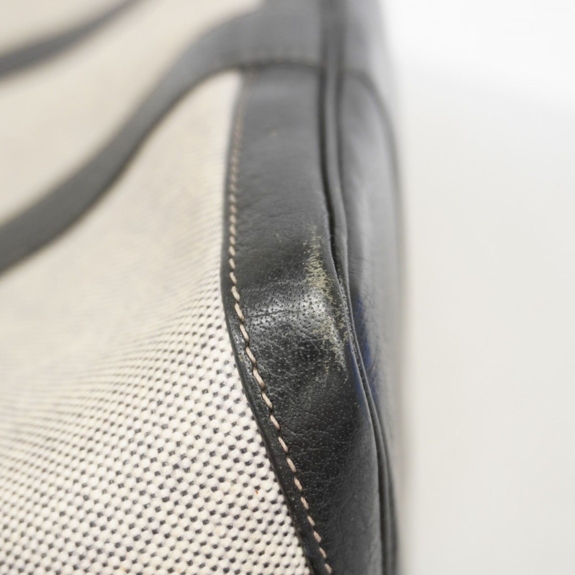 Hermes Black Toile H Tote Bag (Pre-Owned)
