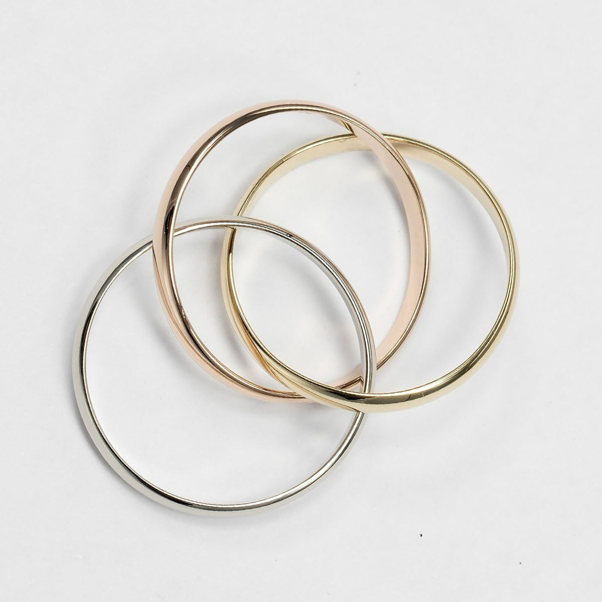 Cartier Trinity Yellow Gold (18K) Pink Gold (18K) White Gold (18K) Band Ring (Pre-Owned)