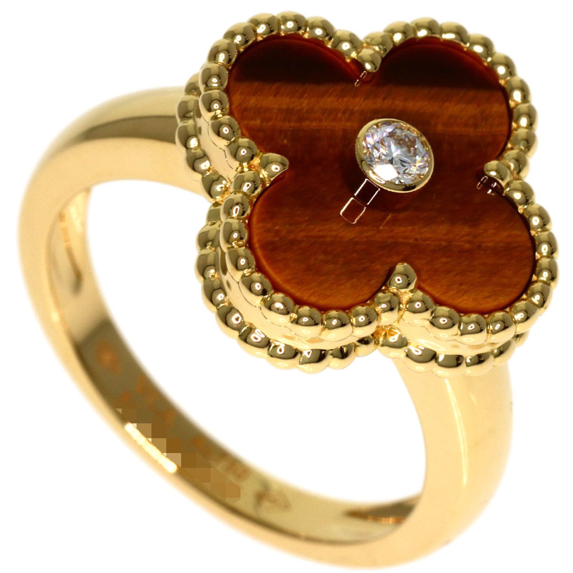 Van Cleef & Arpels Yellow Gold Yellow Gold Band Ring (Pre-Owned)