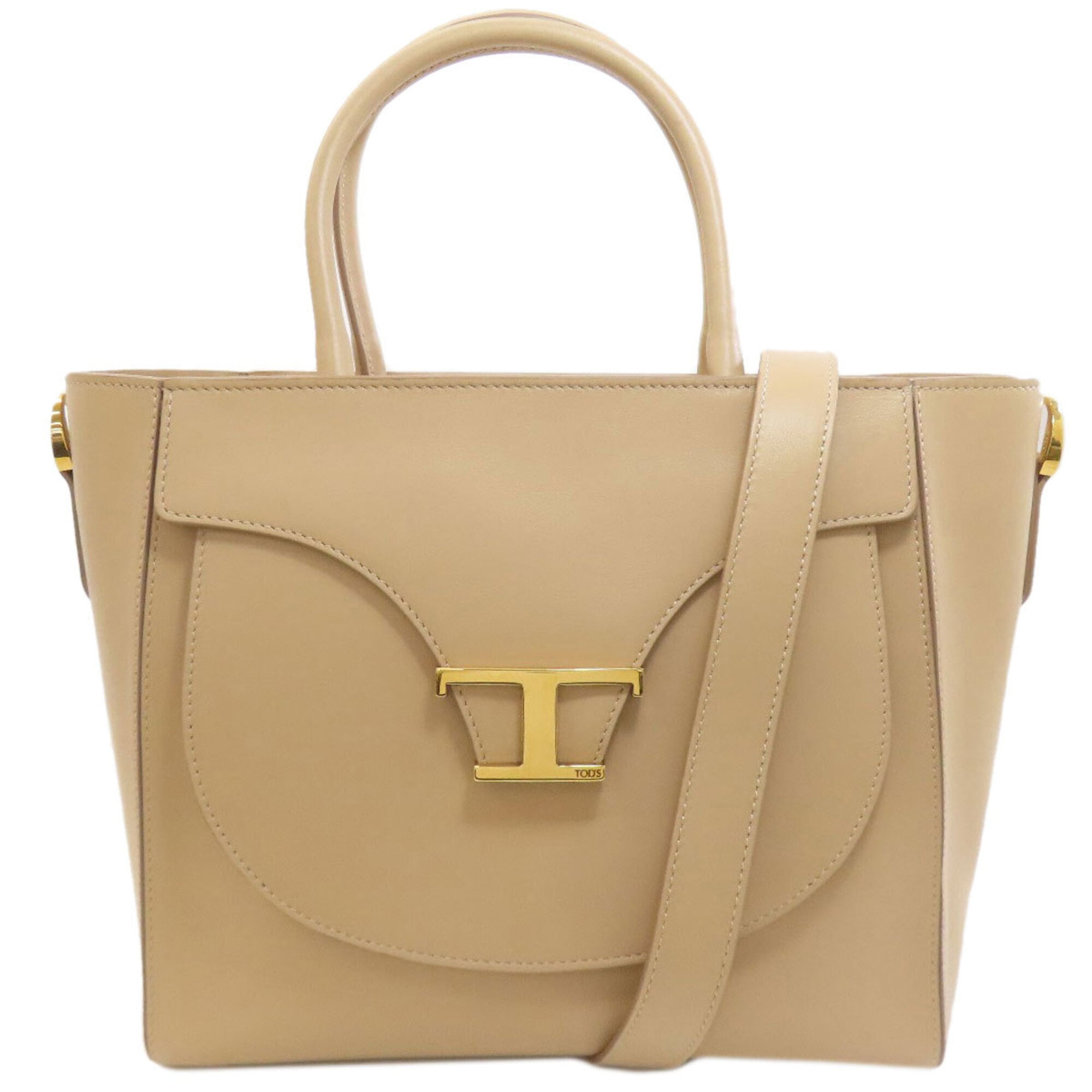 Tod's Brown Leather Handbag (Pre-Owned)