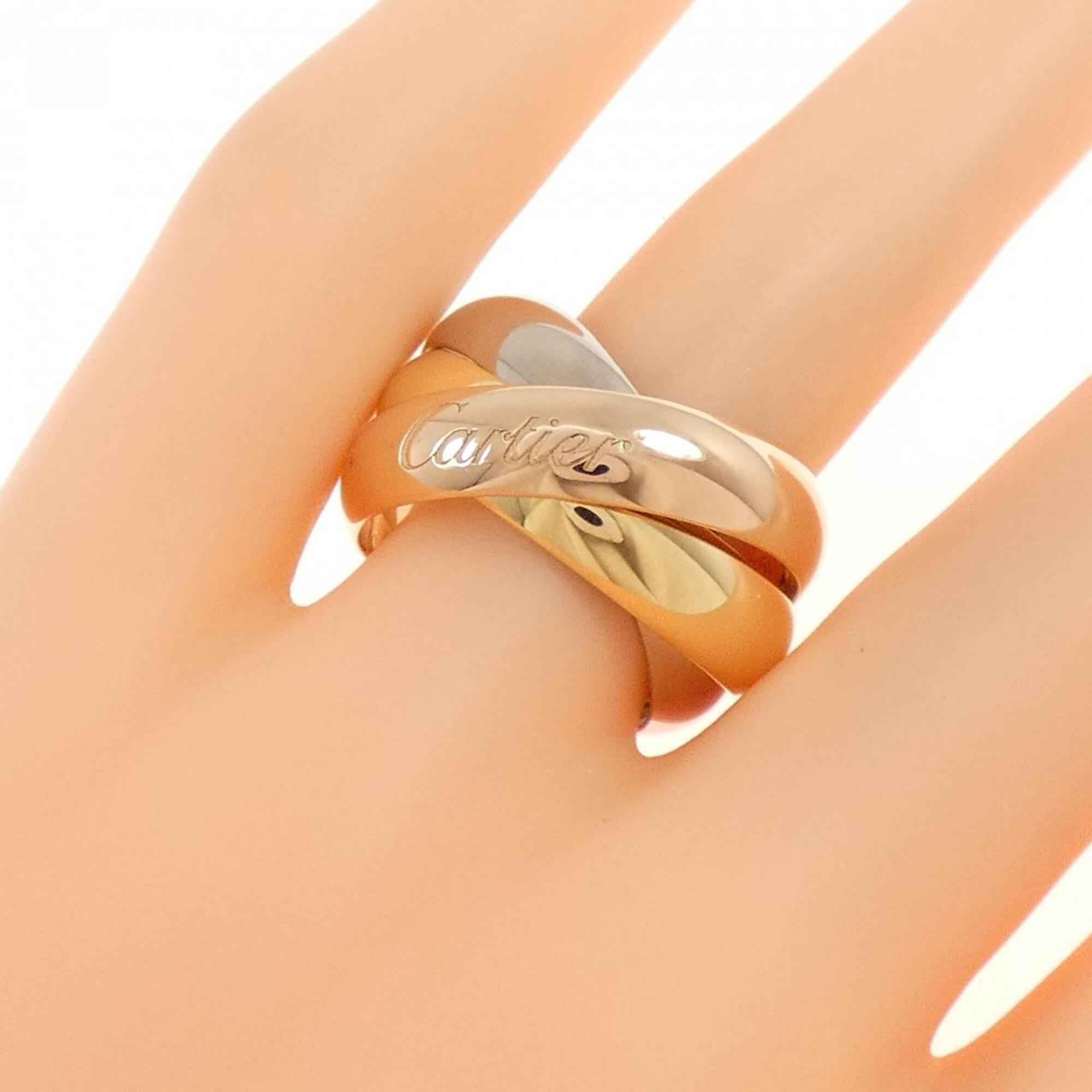 Cartier Yellow Gold (18K) Pink Gold (18K) White Gold (18K) Band Ring (Pre-Owned)