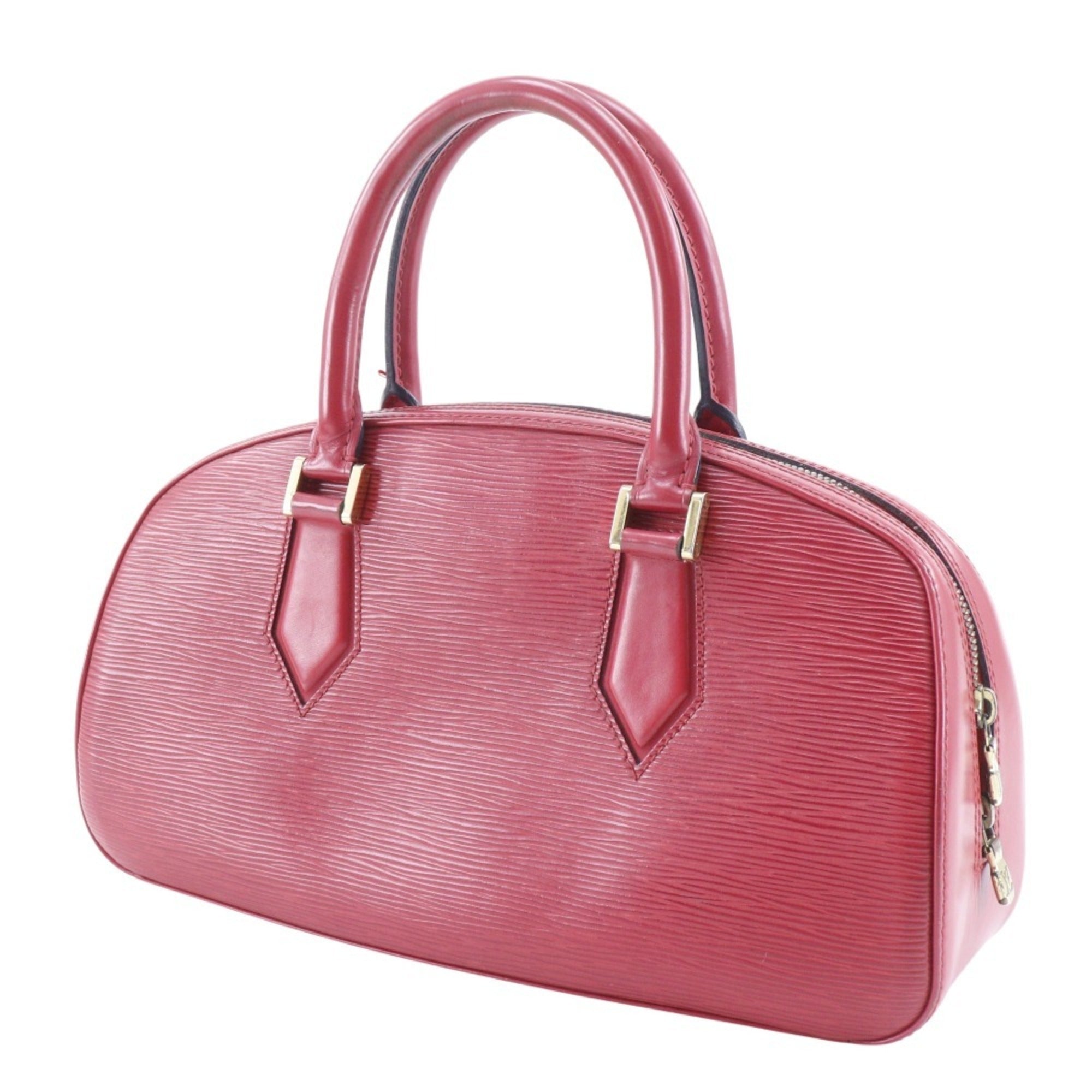 Louis Vuitton Castilian Red Red Color Epi Leather Handbag (Pre-Owned)
