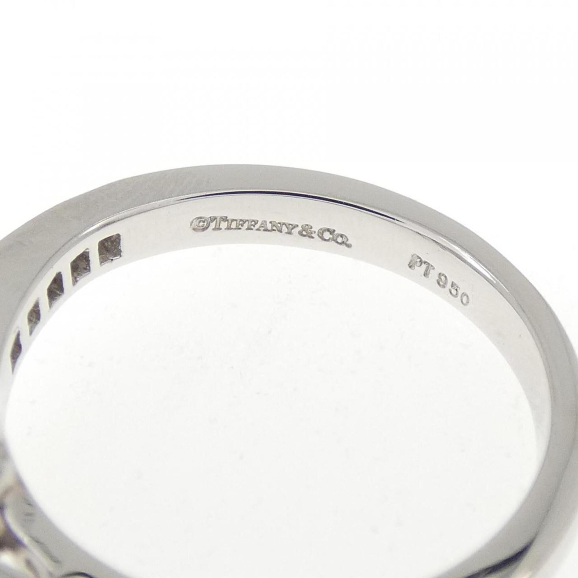 Tiffany Platinum Platinum 950 Band Ring (Pre-Owned)