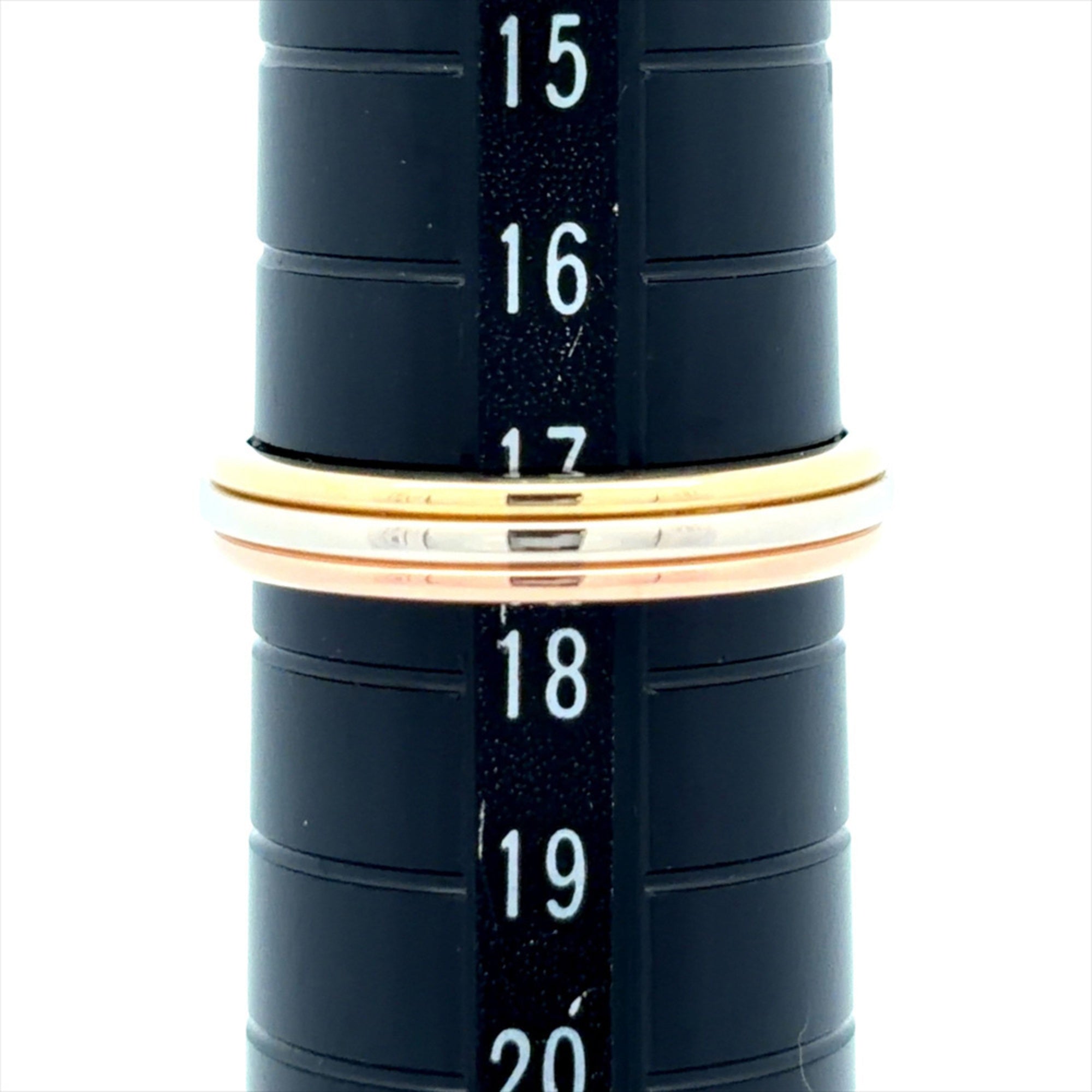 Cartier Louis Cartier Yellow Gold (18K) Pink Gold (18K) White Gold (18K) Band Ring (Pre-Owned)