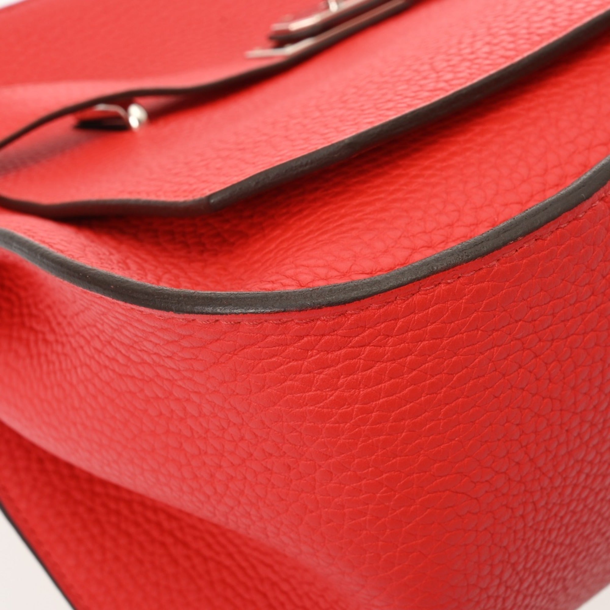 Hermes Taurillon Clemence Leather Shoulder Bag (Pre-Owned)