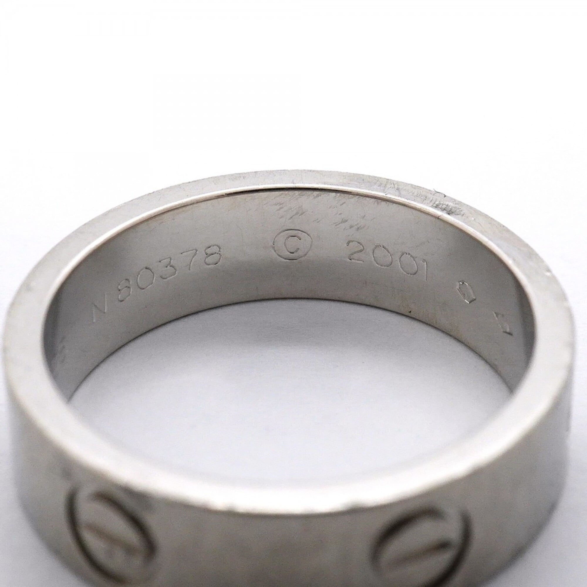 Cartier Platinum 950 Band Ring (Pre-Owned)