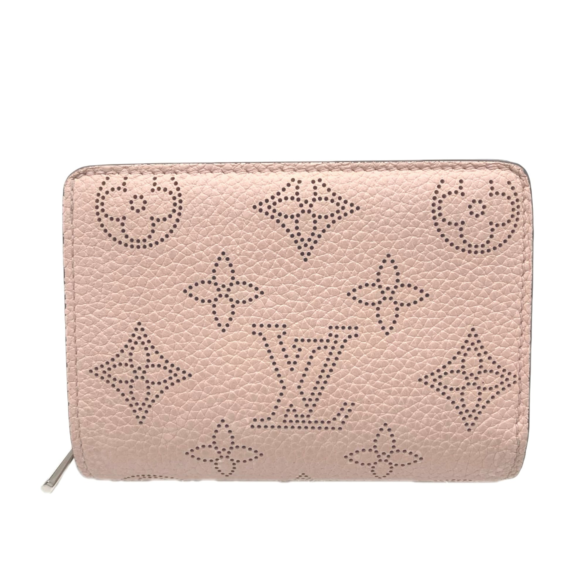 Louis Vuitton Mahina Pink Leather Wallet (Bi-Fold) (Pre-Owned)