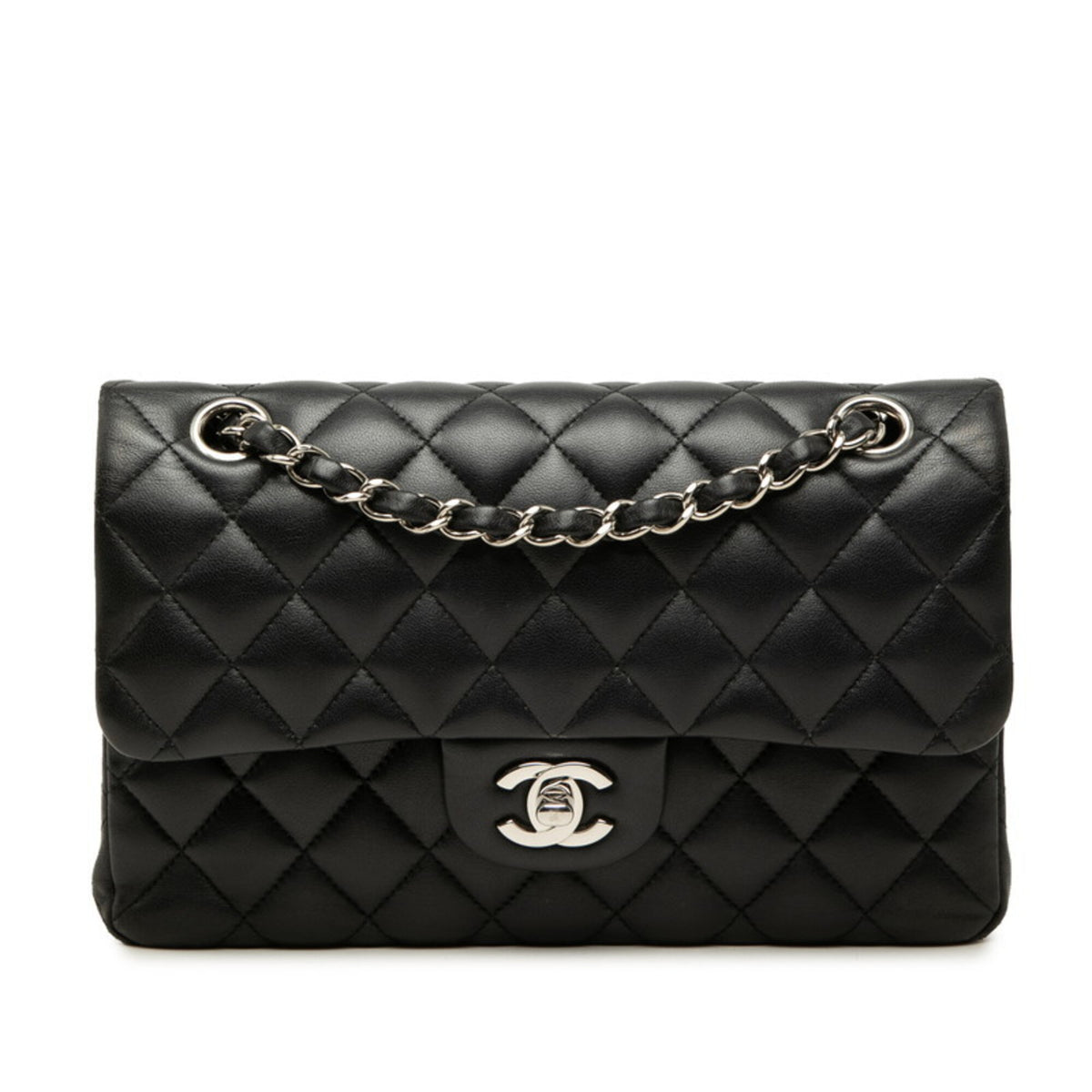 Chanel Black Leather Shoulder Bag (Pre-Owned)