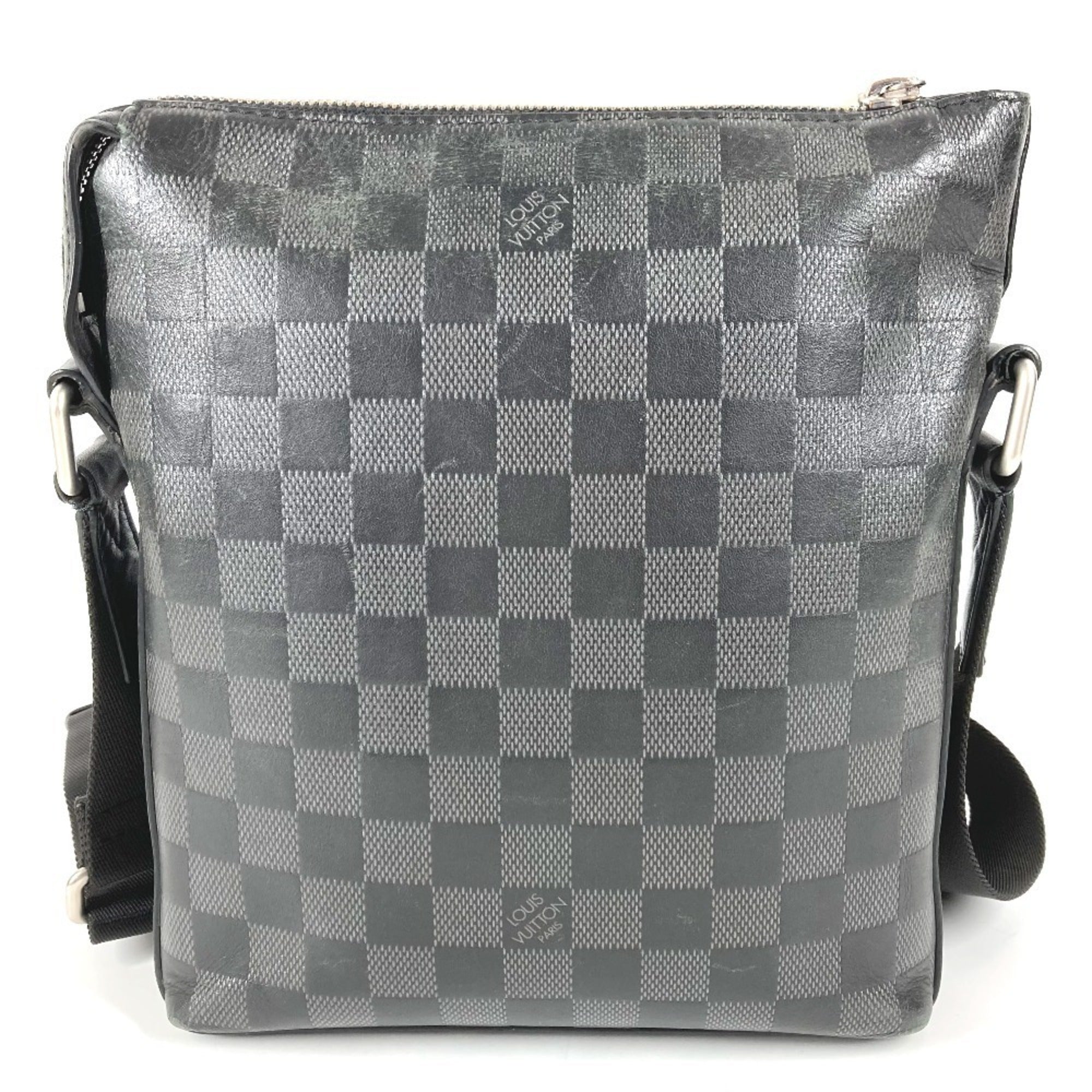 Louis Vuitton Damier Infini Black Onyx Damier Infini Pochette Shoulder Bag (Pre-Owned)