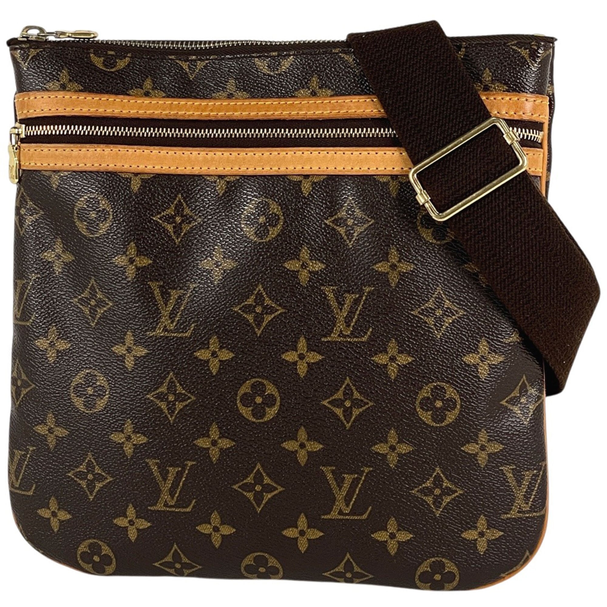 Louis Vuitton Brown Monogram Pochette Shoulder Bag (Pre-Owned)