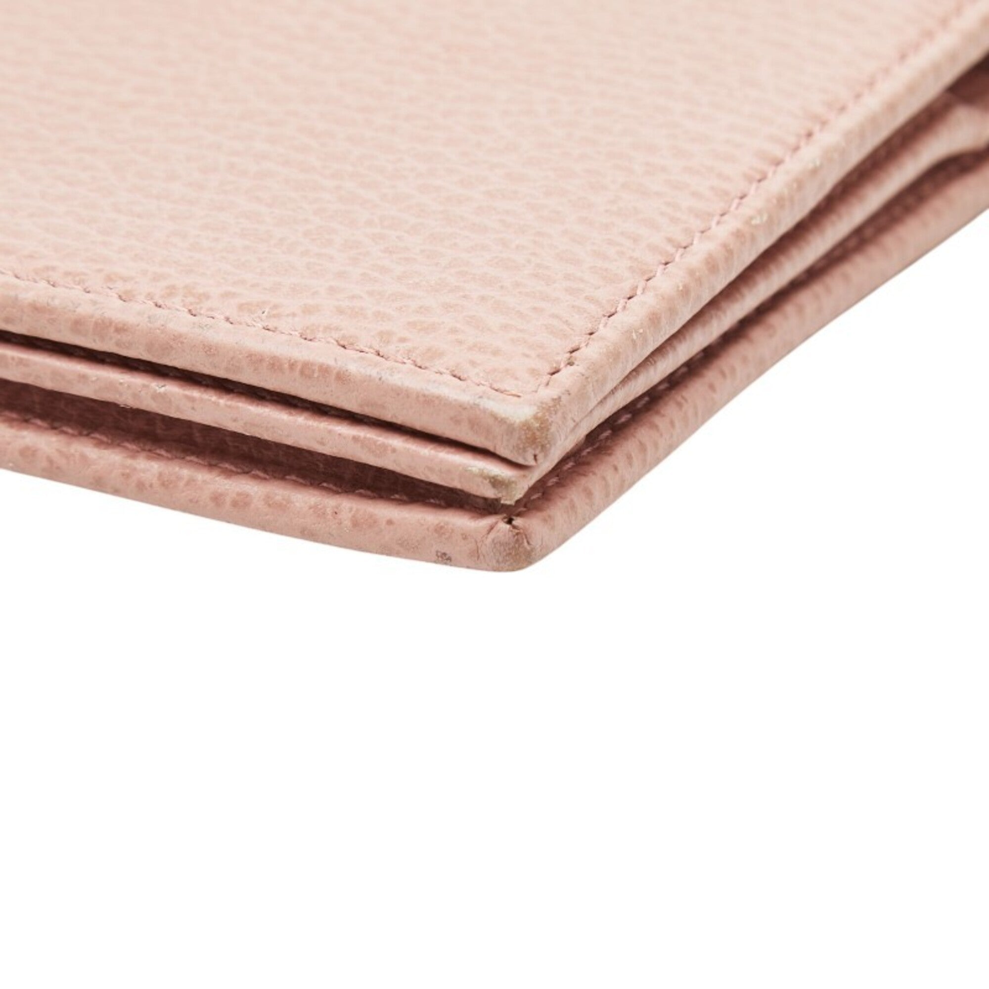 Gucci Pink Leather Chain/Shoulder Wallet (Pre-Owned)