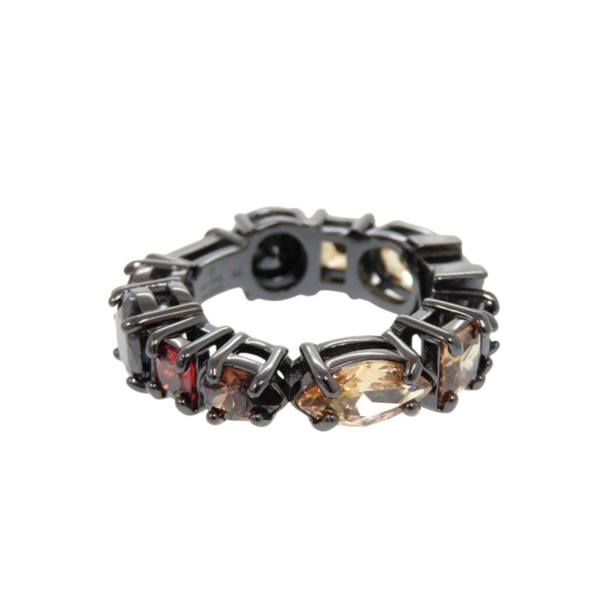 Louis Vuitton Black Metal Band Ring (Pre-Owned)