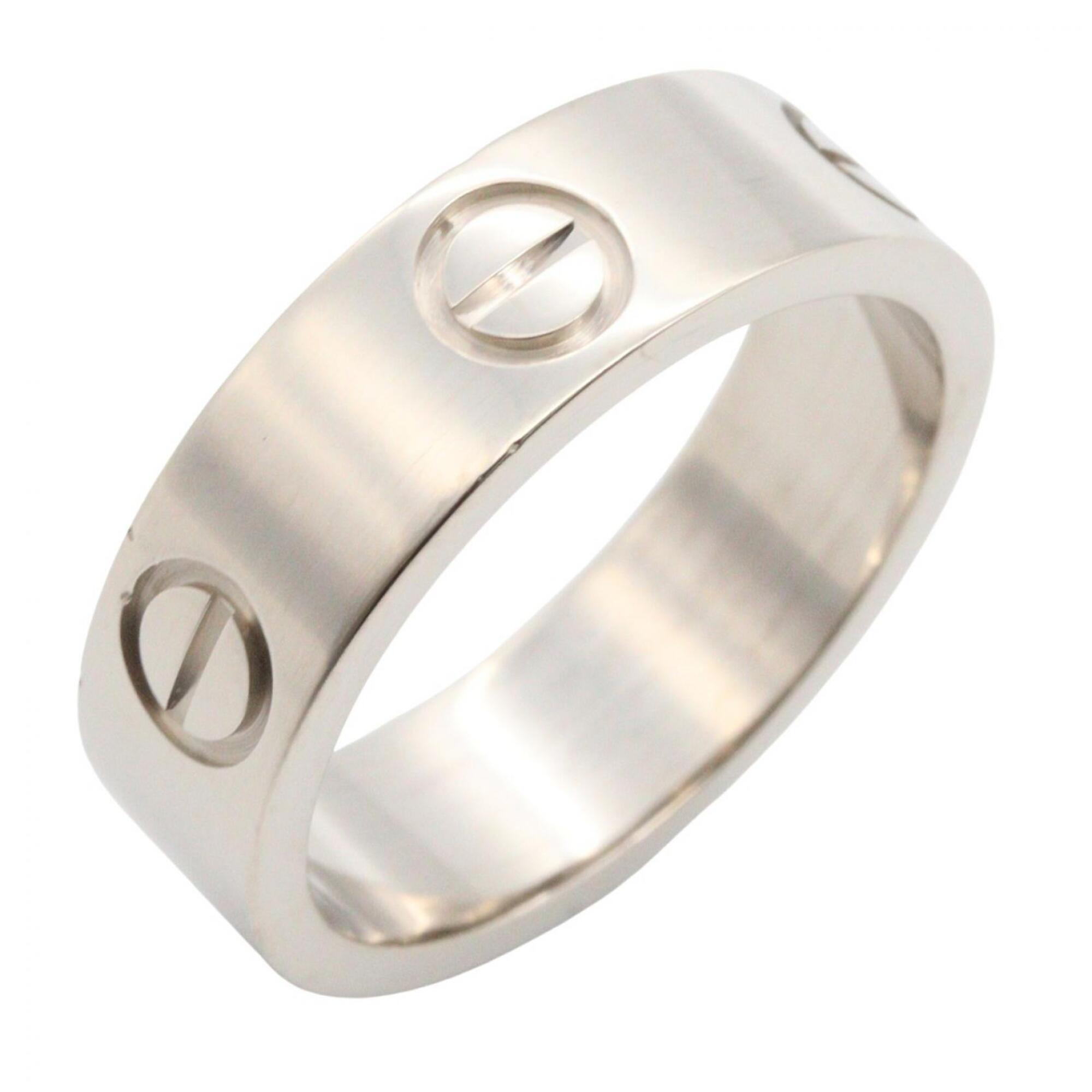 Cartier Silver White Gold (18K) Band Ring (Pre-Owned)
