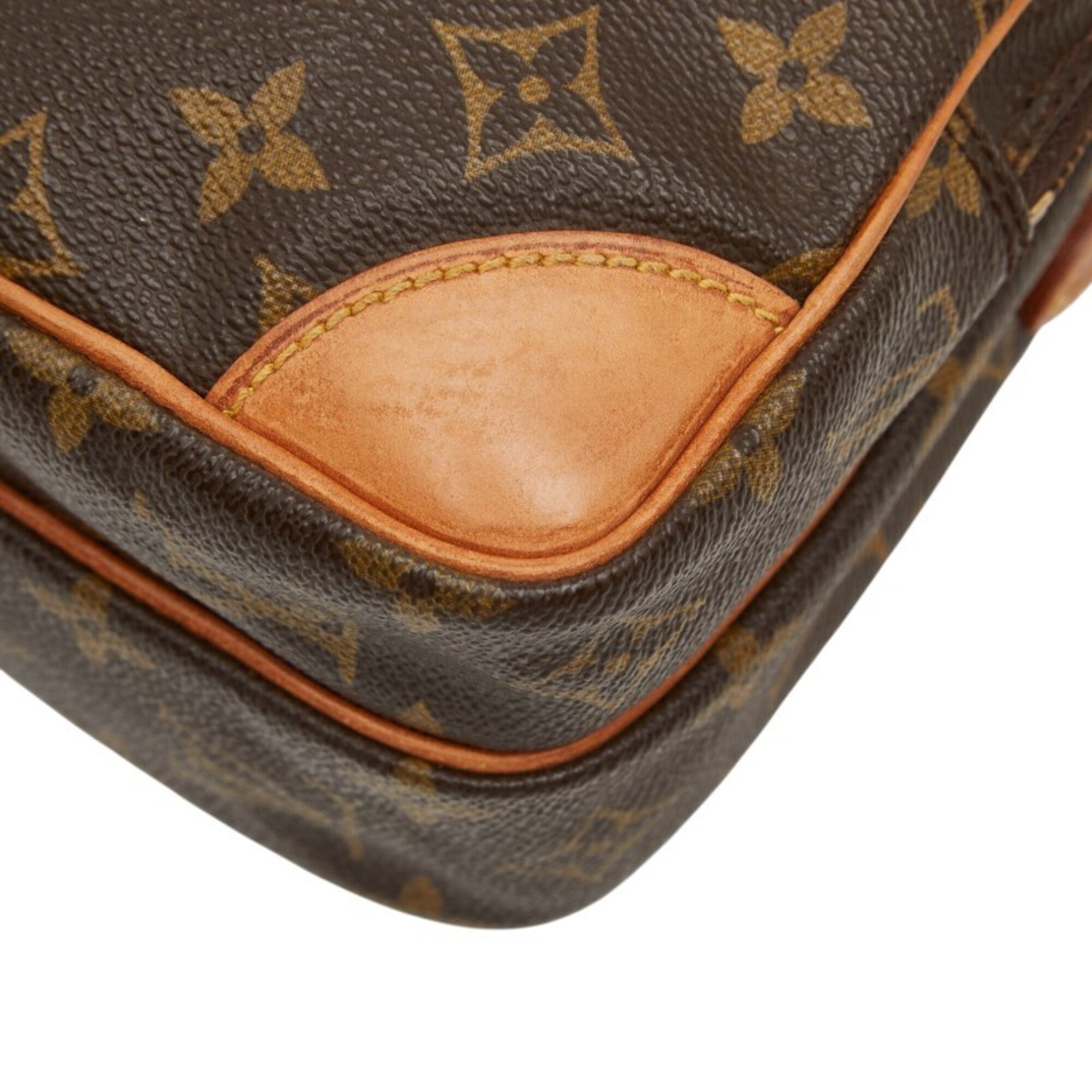 Louis Vuitton Brown Pvc Leather Shoulder Bag (Pre-Owned)