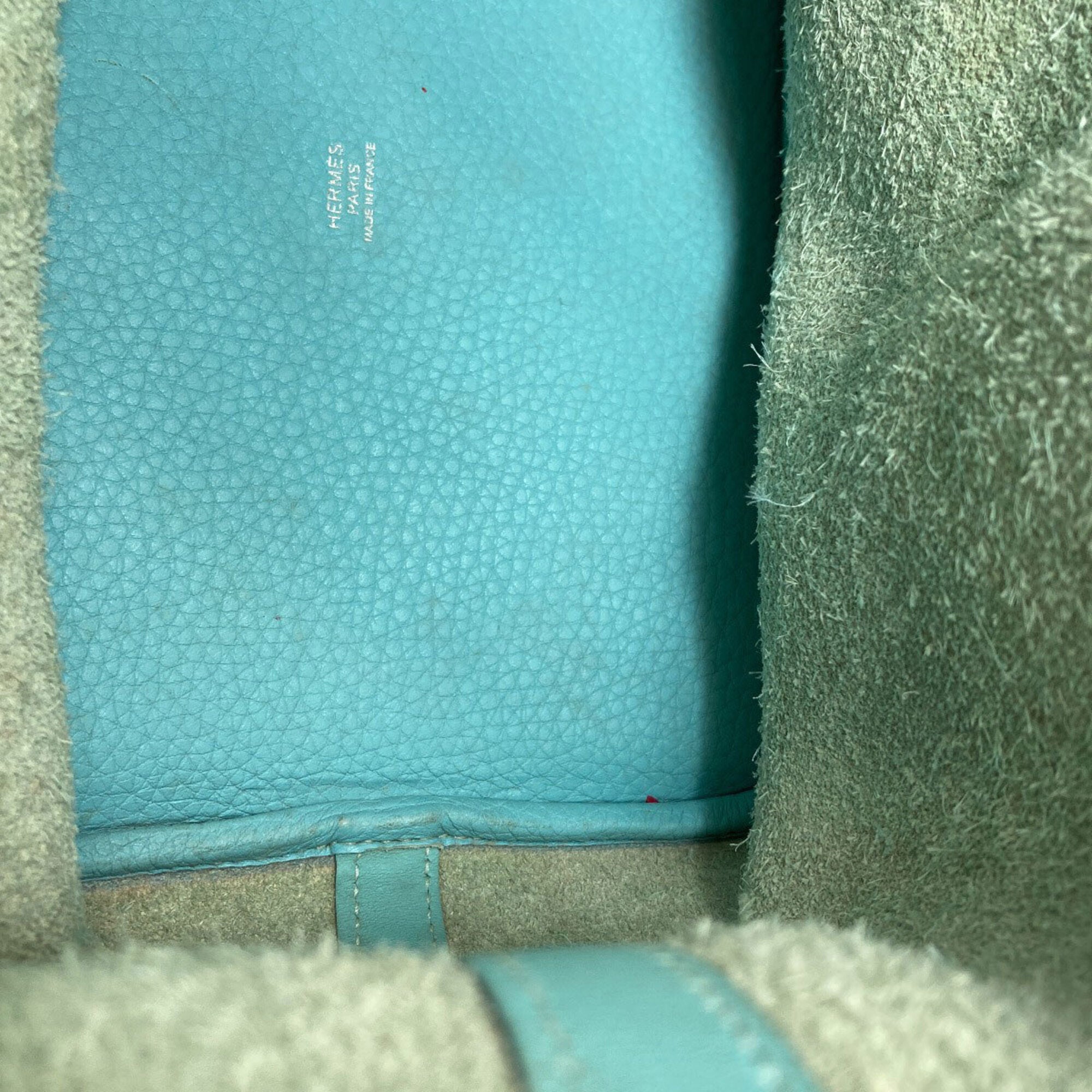 Hermes Blue Atoll Handbag (Pre-Owned)