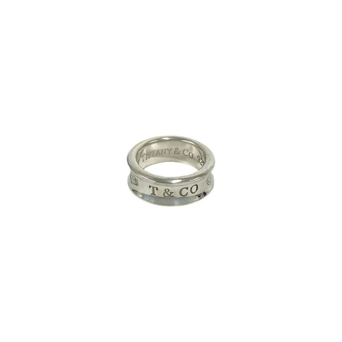 Tiffany Silver Silver 925 Band Ring (Pre-Owned)