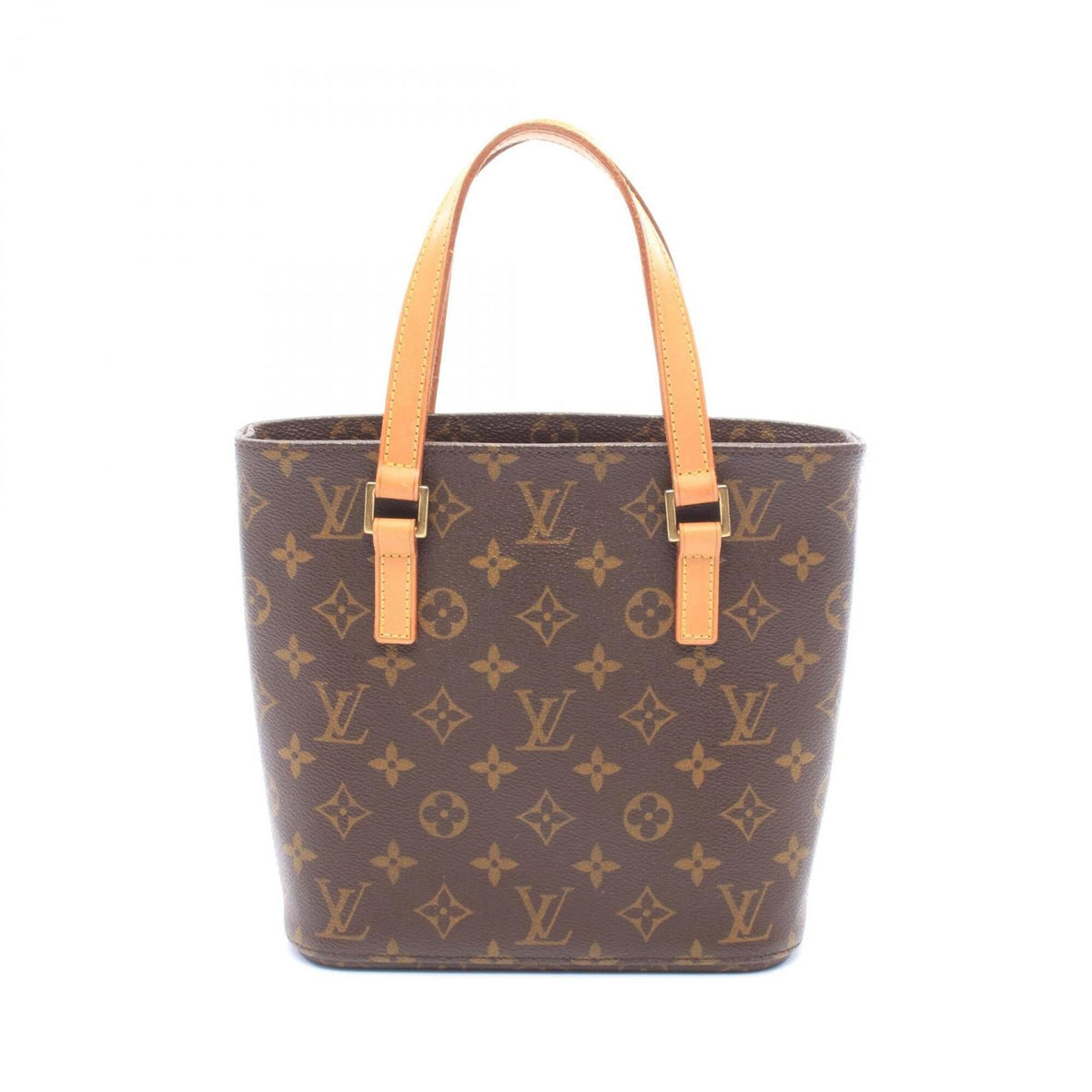 Louis Vuitton Brown Coated Canvas Leather Handbag (Pre-Owned)