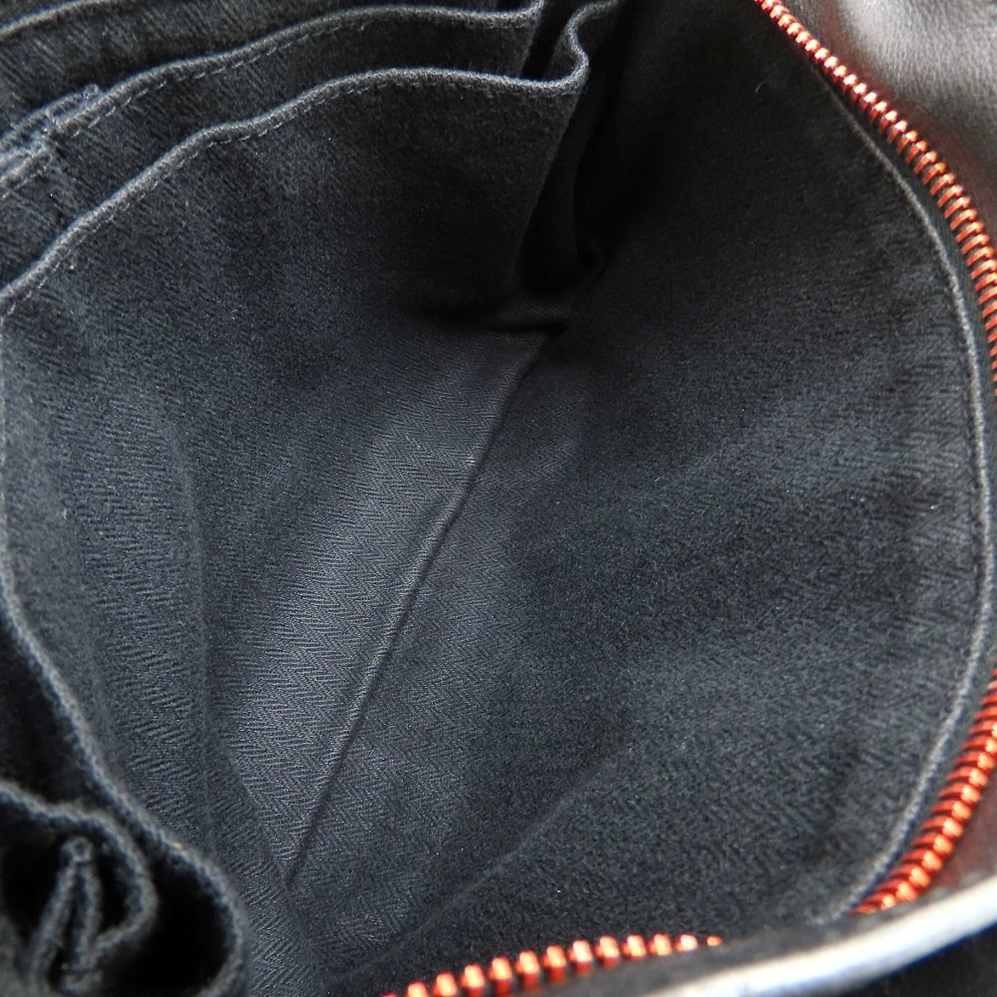 Hermes Black Veau Derma Handbag (Pre-Owned)