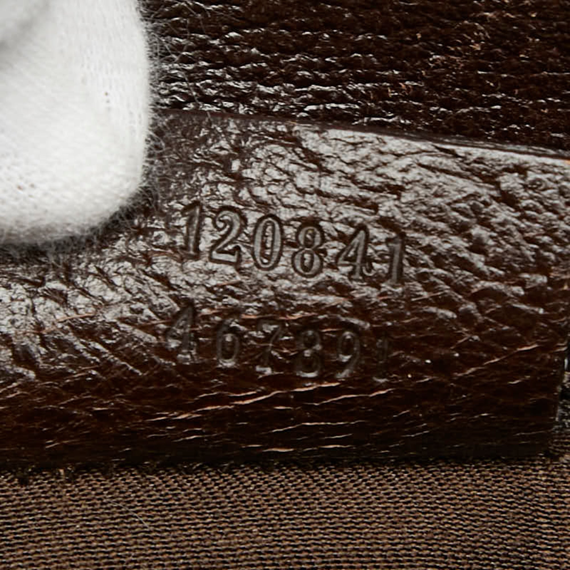 Gucci Gg Canvas Beige Brown Gg Canvas Shoulder Bag (Pre-Owned)
