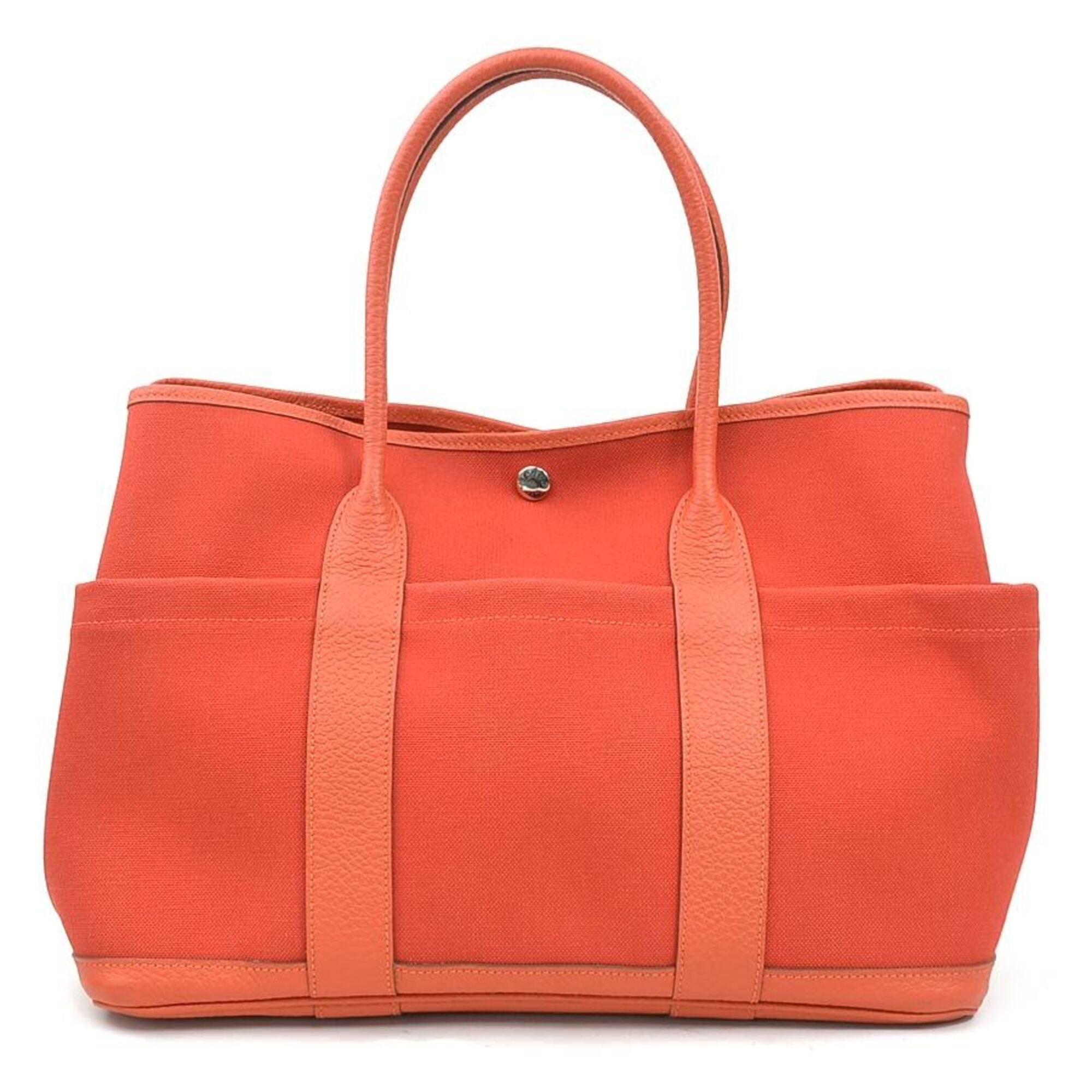 Hermes Capucine Country Leather Handbag Shoulder Bag (Pre-Owned)