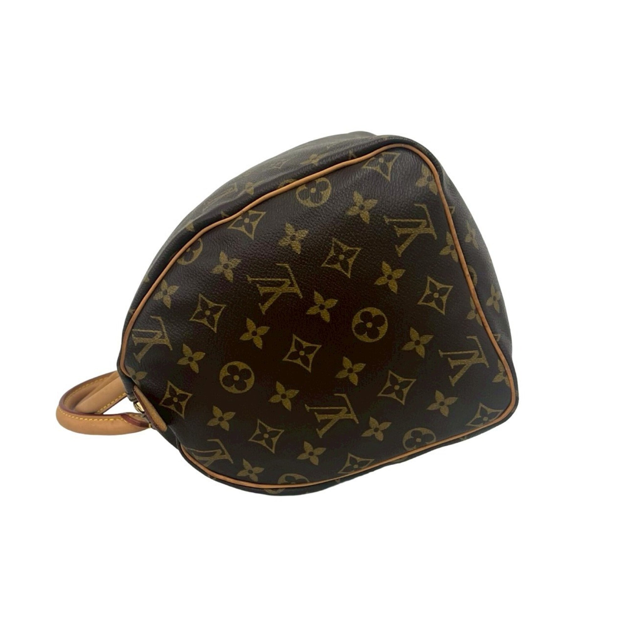 Louis Vuitton Brown Leather Pvc Boston Bag Handbag (Pre-Owned)