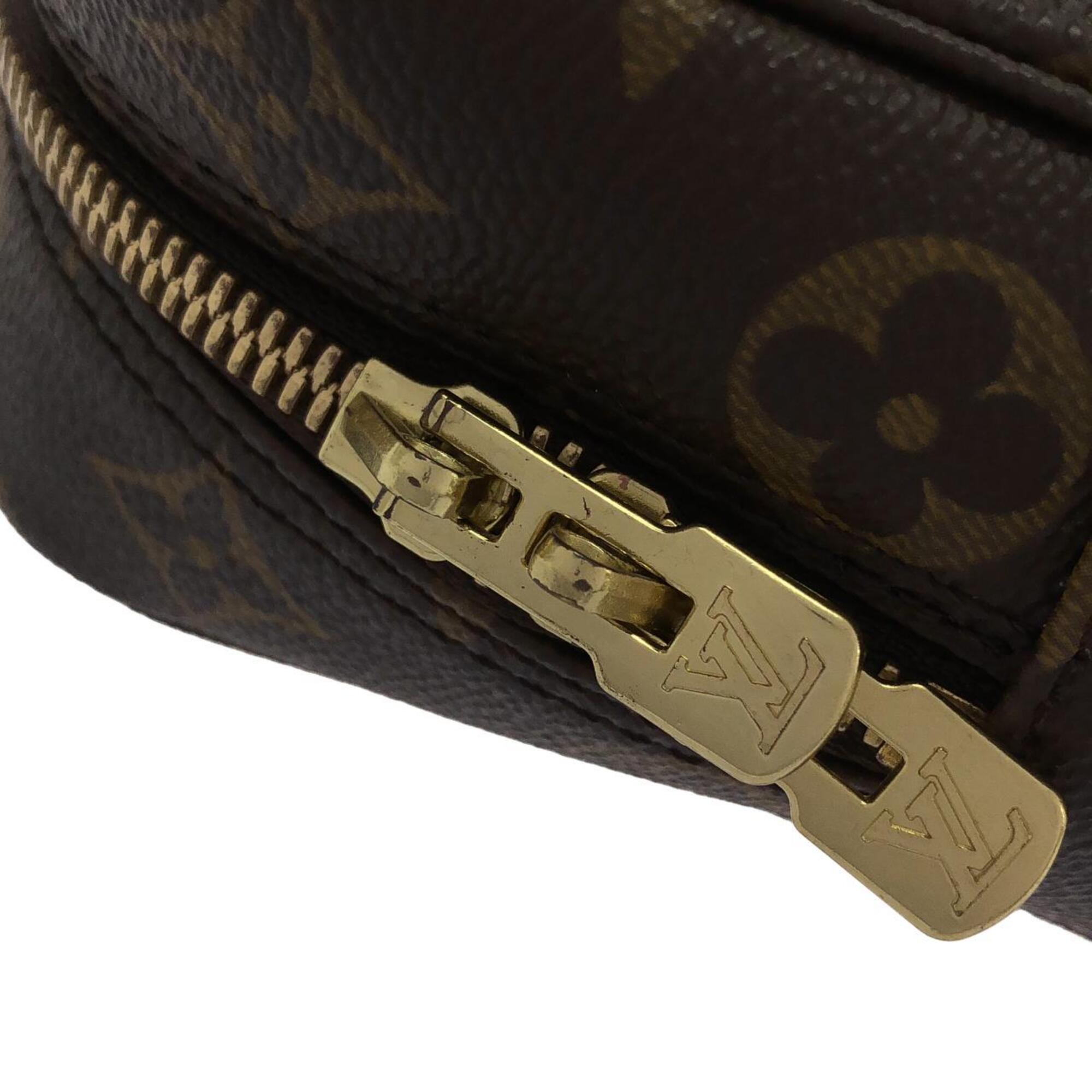 Louis Vuitton Marron Coated Canvas Shoulder Bag (Pre-Owned)